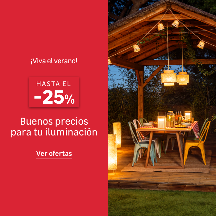 Ofertas iluminación Leroy Merlin