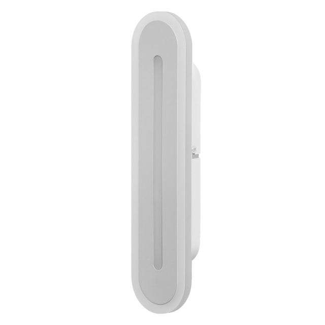 Aplique de pared LED sin cables para baño Orbis OSRAM blanco de acero color luz cambiante CCT 3000-6500K intensidad regulable IP44 1200 lm mando a distancia