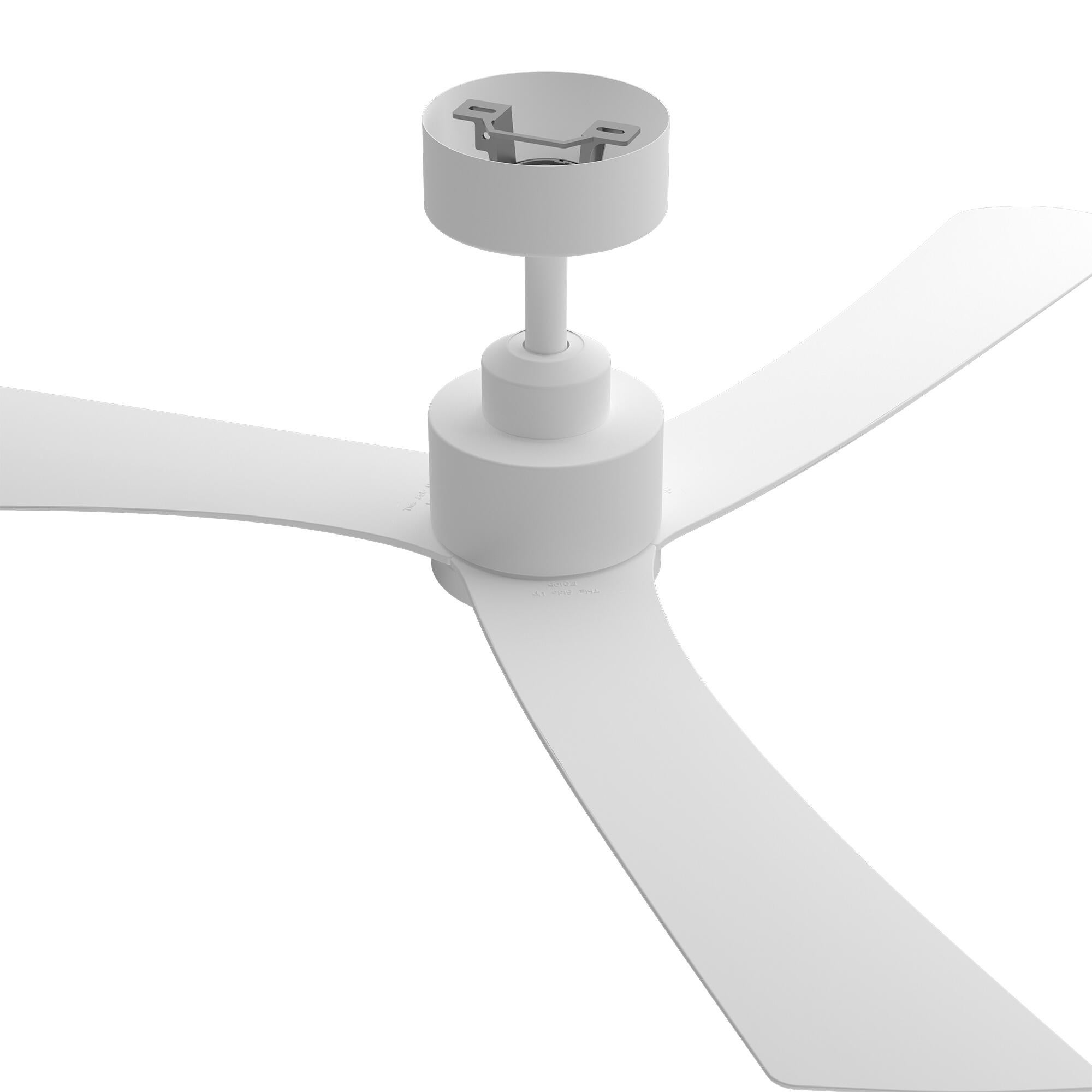 Ventilador de techo con luz silencioso DC Arte Confort Lau blanco 132 cm - 10