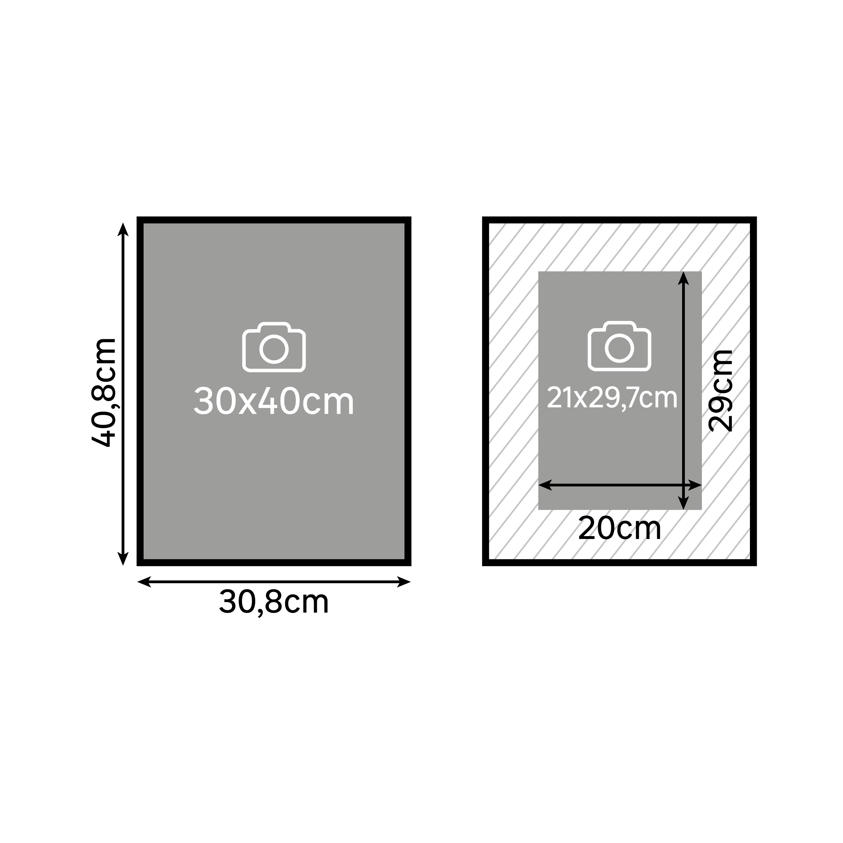 Moldura 30x40cm glam latão inspire - 6