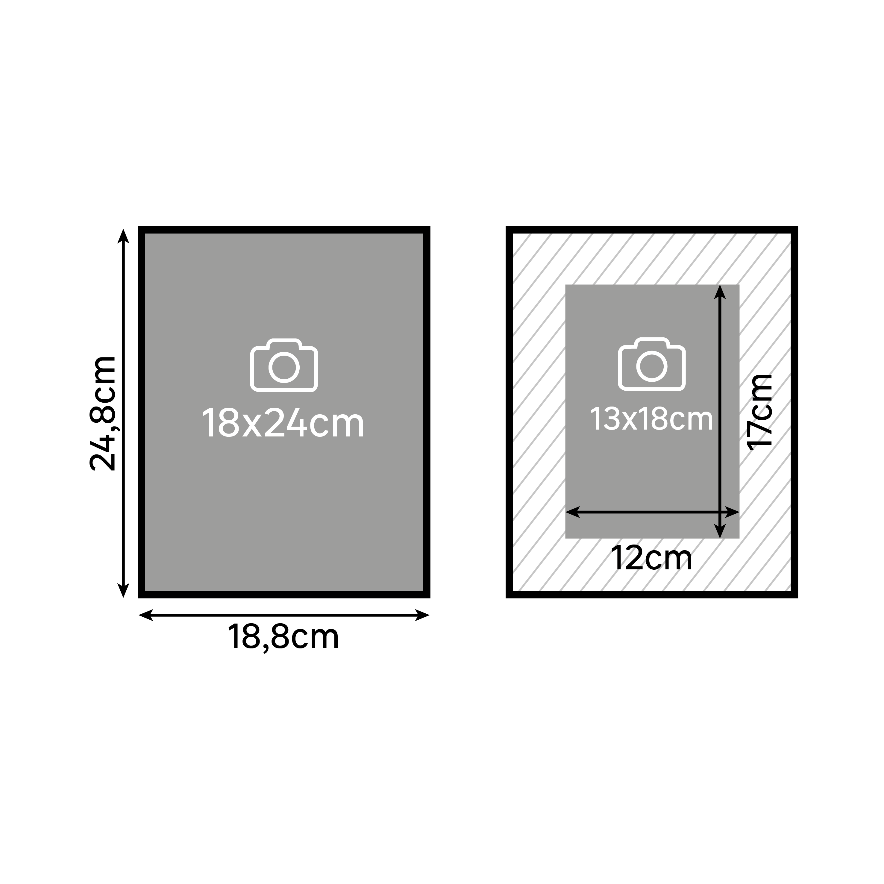 Marco con Passepartout Glam Brass oro INSPIRE 18x24cm - 6