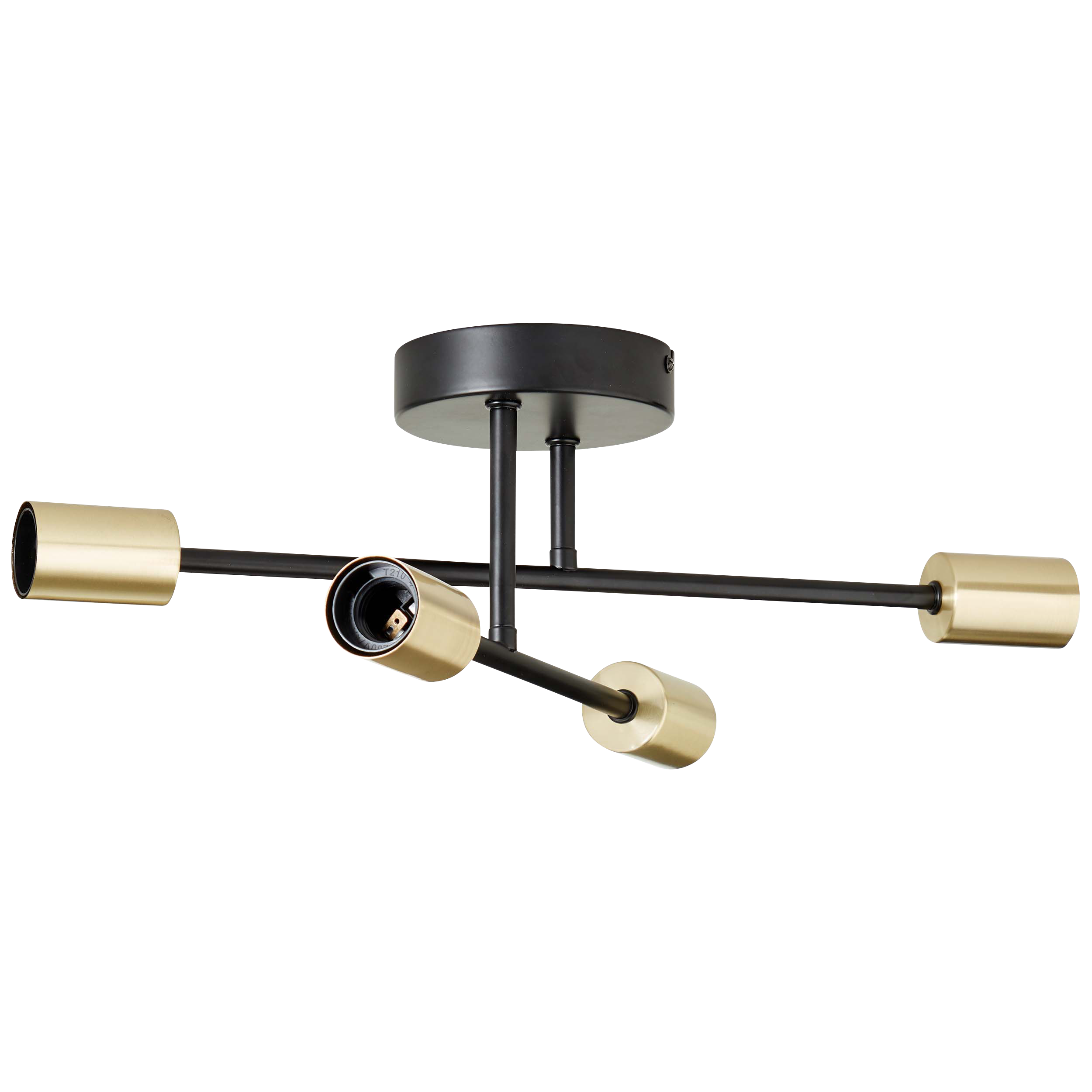 Lampa sufitowa Lina czarno-złota 4 x E27 Inspire - 14