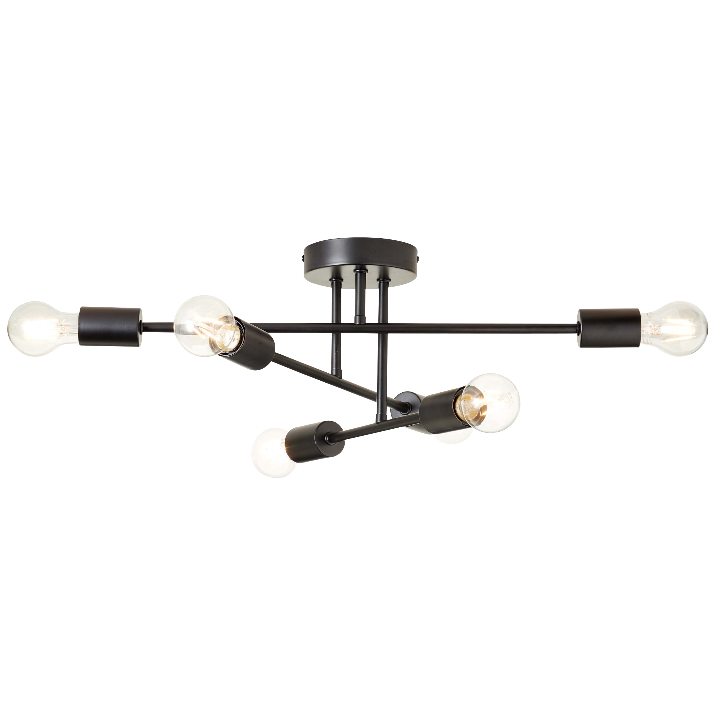 Lampa sufitowa Lina czarna 6 x E27 Inspire - 11