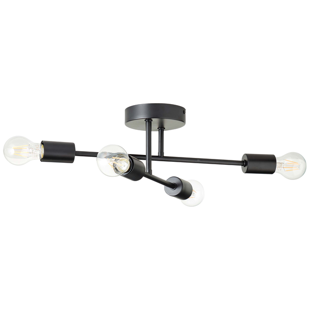 Lampa sufitowa Lina czarna 4 x E27 Inspire