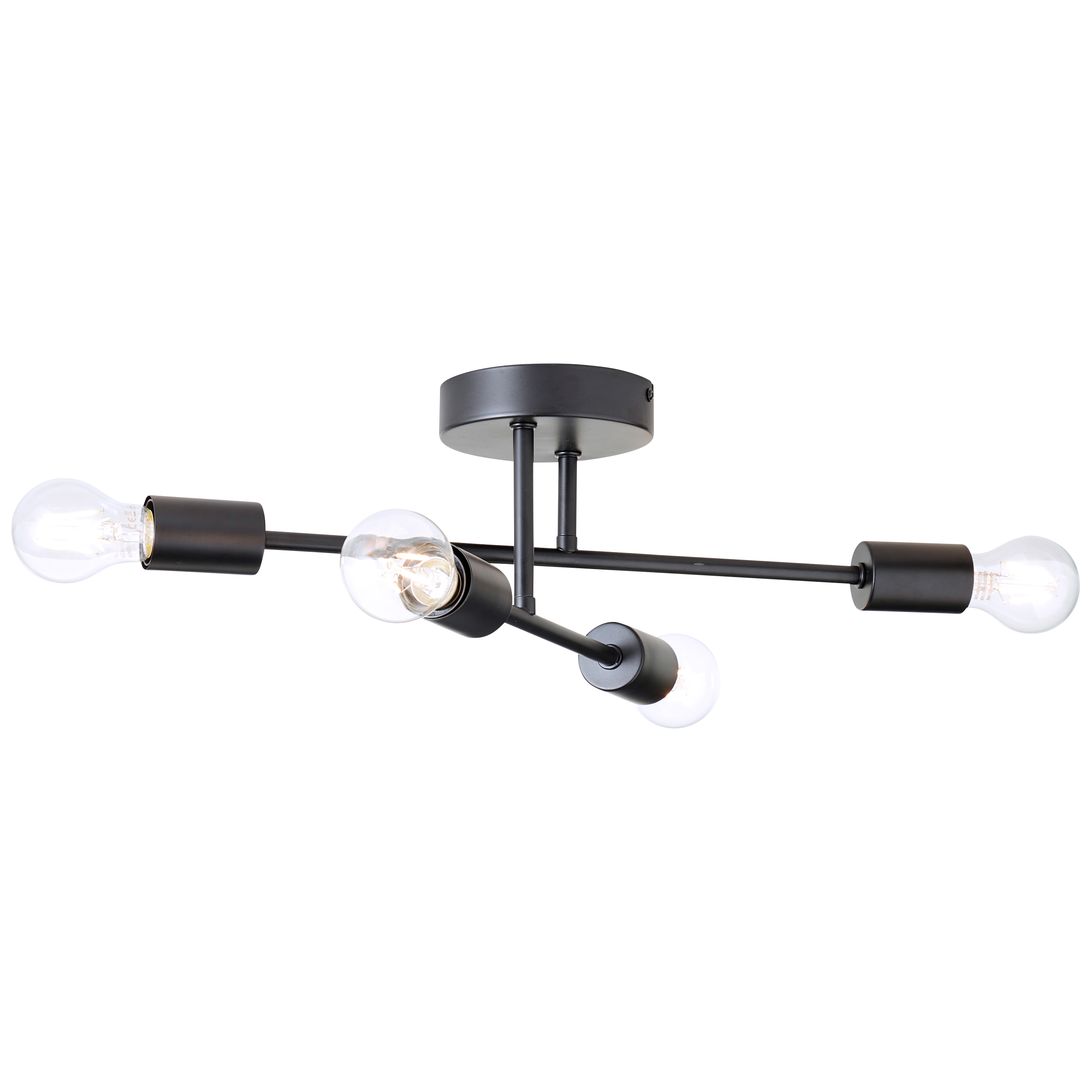 Lampa sufitowa Lina czarna 4 x E27 Inspire - 13