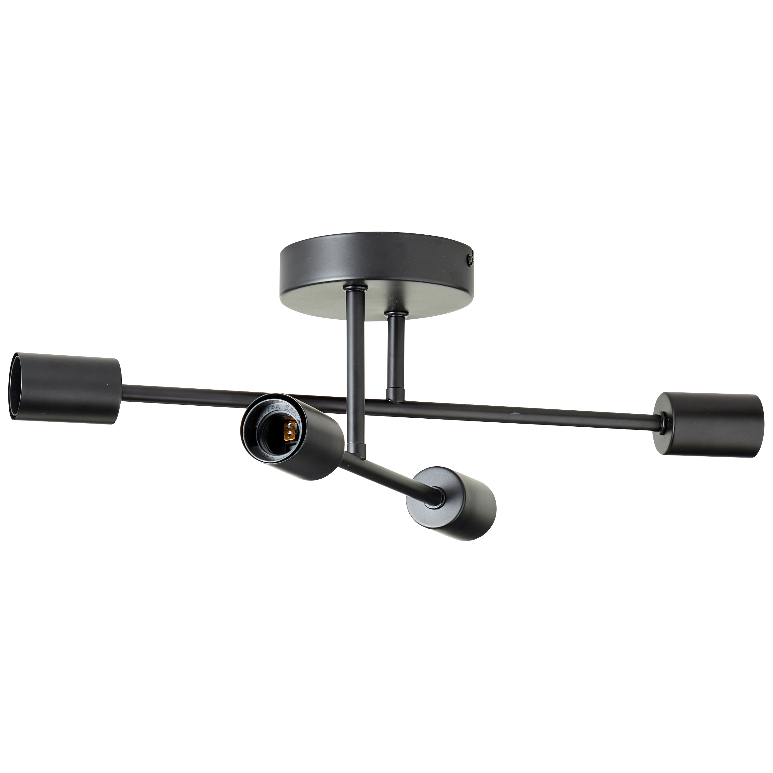 Lampa sufitowa Lina czarna 4 x E27 Inspire - 12