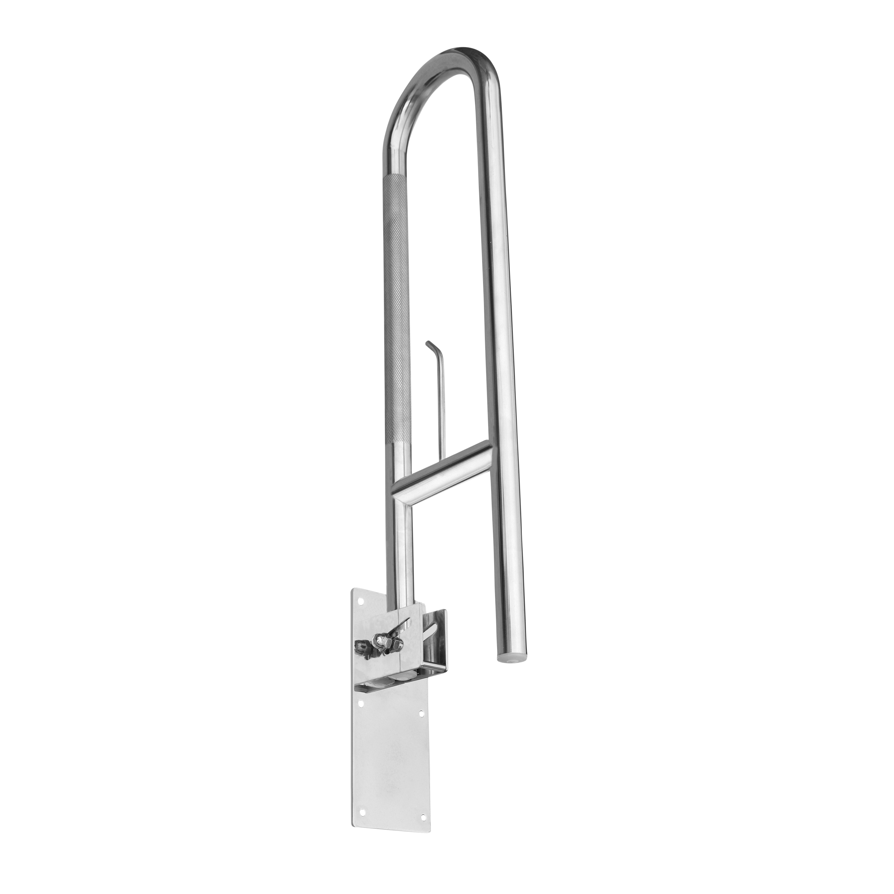 Barra de seguridad WC Space 24x10x73 cm cromado - 4