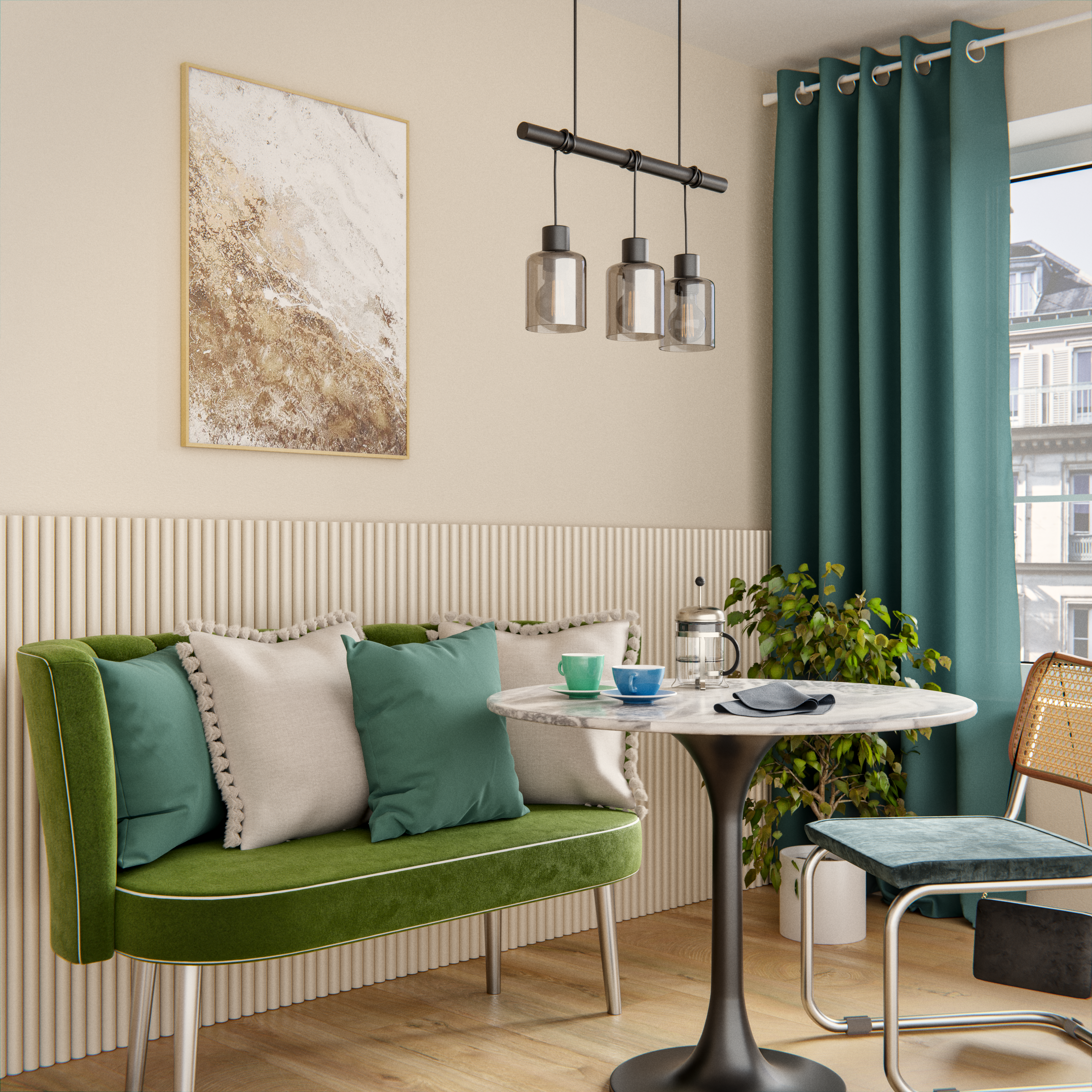 Almofada decorativa INSPIRE NEILIO 45X45CM NATURAL - 18