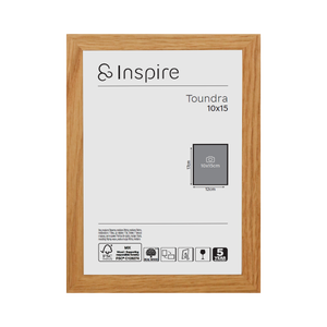 Cadre Toundra, H.15 x l.10 cm, bois naturel, INSPIRE