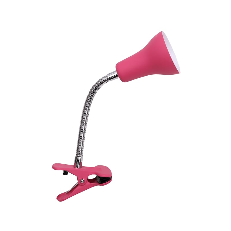 Lampka biurkowa Klips Salta różowa GU10 Inspire