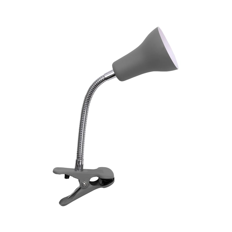 Lampka biurkowa Klips Salta szara GU10 Inspire