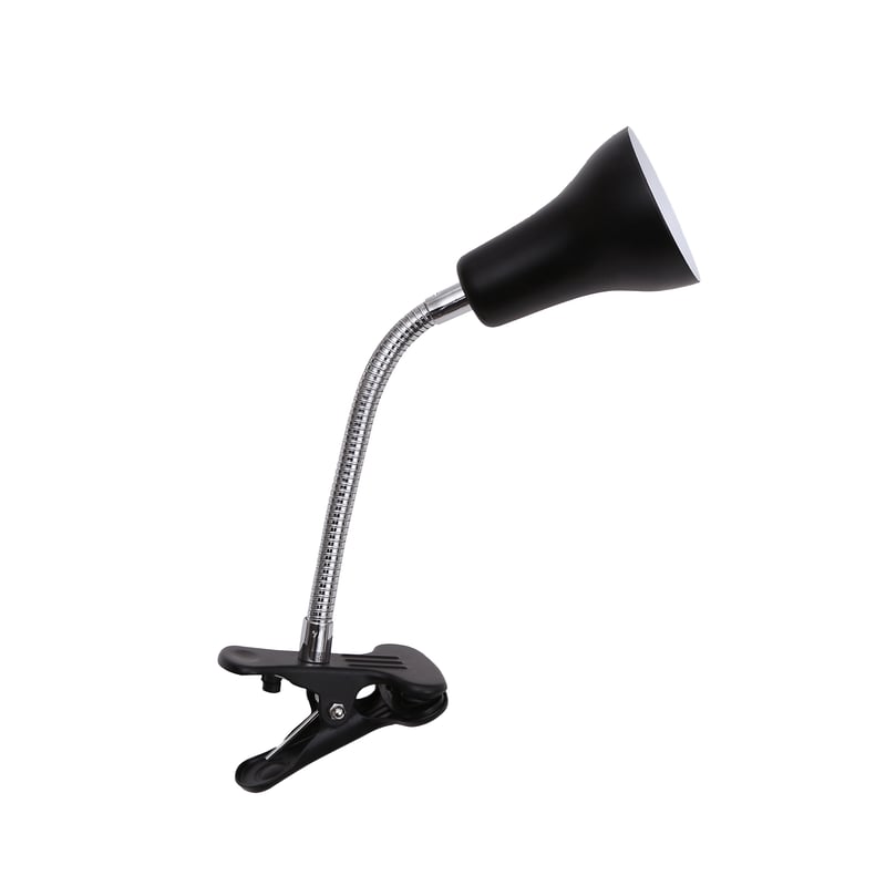 Lampka biurkowa Klips Salta czarna GU10 Inspire