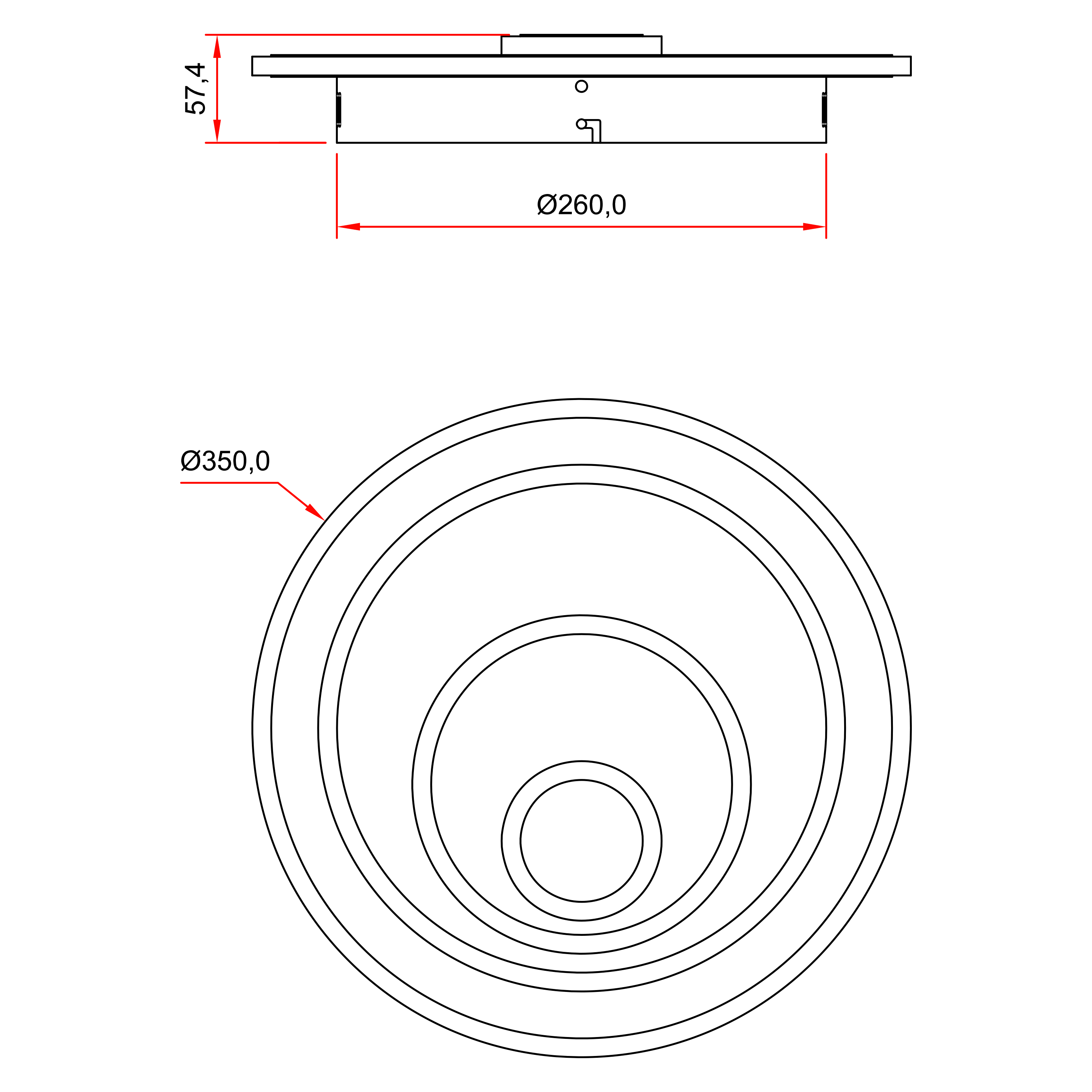 Plafon Kaoli biały śr. 37 cm LED Inspire - 7