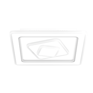 Plafonnier led, 4800 lumens, variation de blancs, Kaoli carré, INSPIRE, D.35 cm Leroy Merlin Les bons plans des petits projets avant l'été