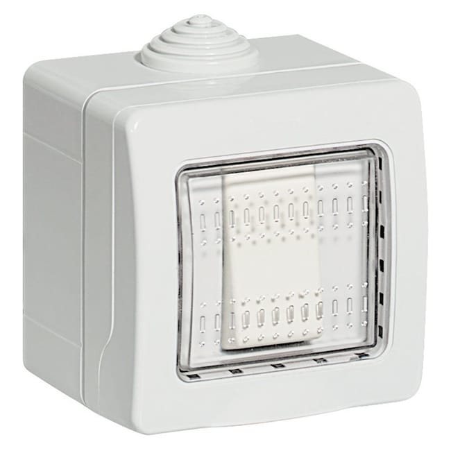 Scatola Di Derivazione Elettrica Legrand Plexo 90x90x50 Mm IP55 IK07 - Grigia Per Esterni - Foto 2