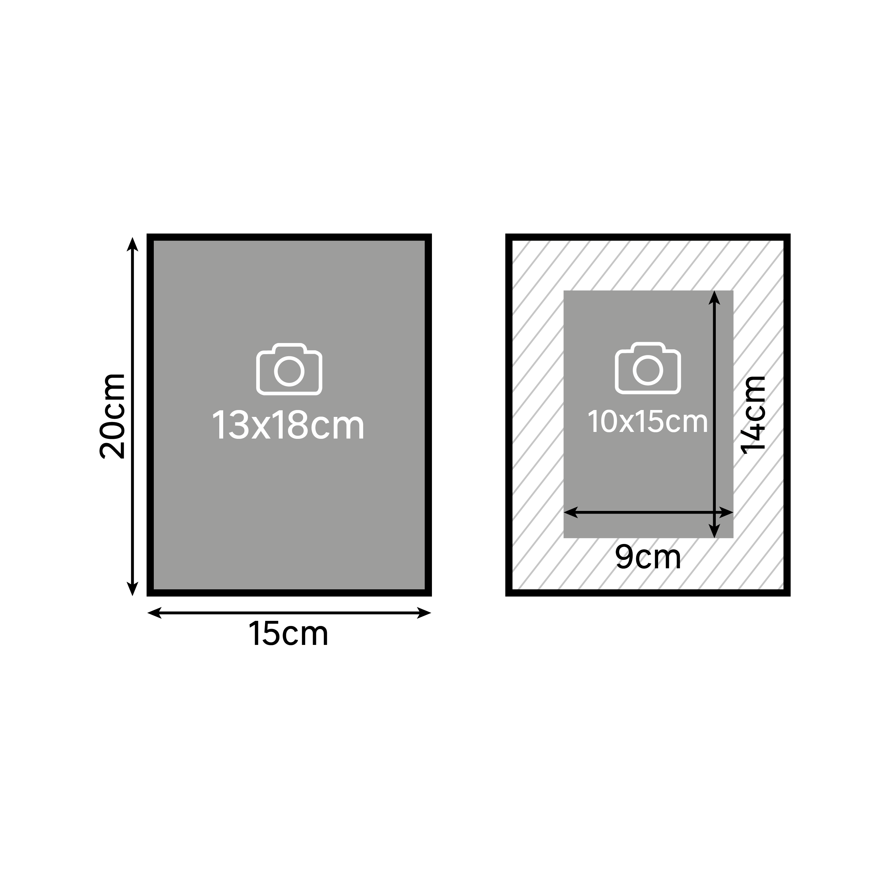 Cadre Toundra, 13 x 18 cm, bois naturel, INSPIRE - 5