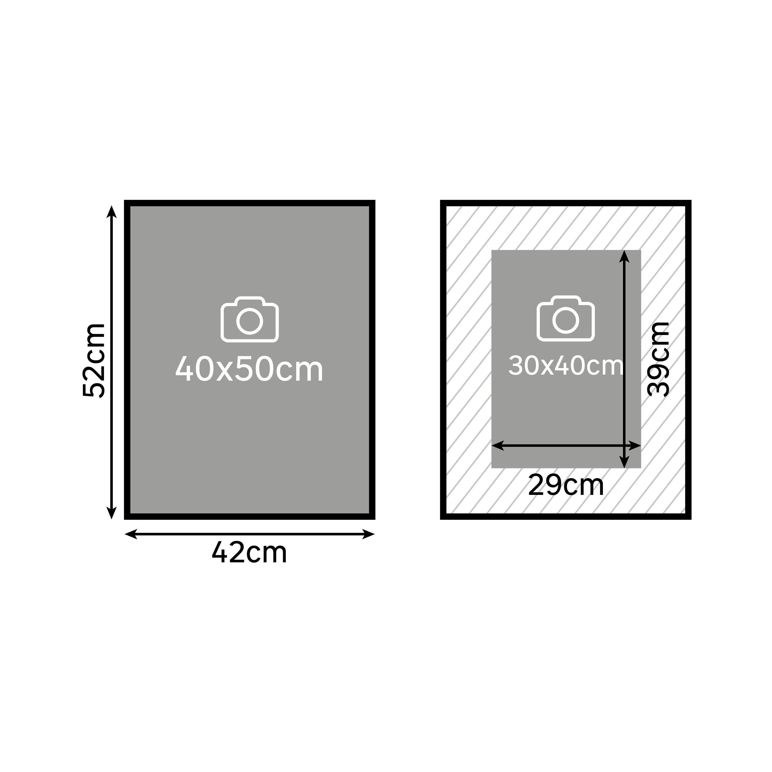 Cadre Toundra, 40 x 50 cm, bois naturel, INSPIRE - 5