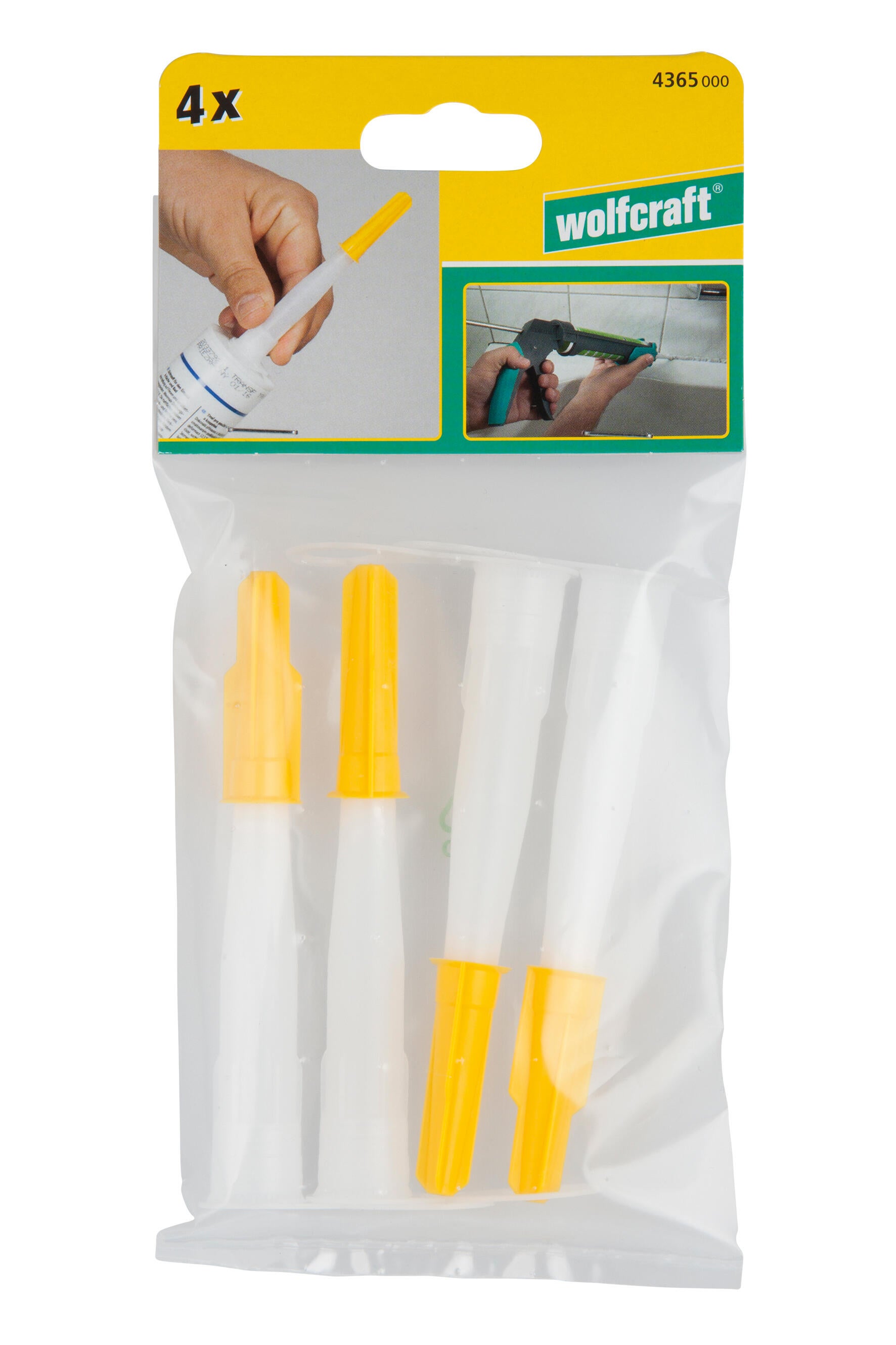 4 canules pour cartouches avec capuchon WOLFCRAFT - 3