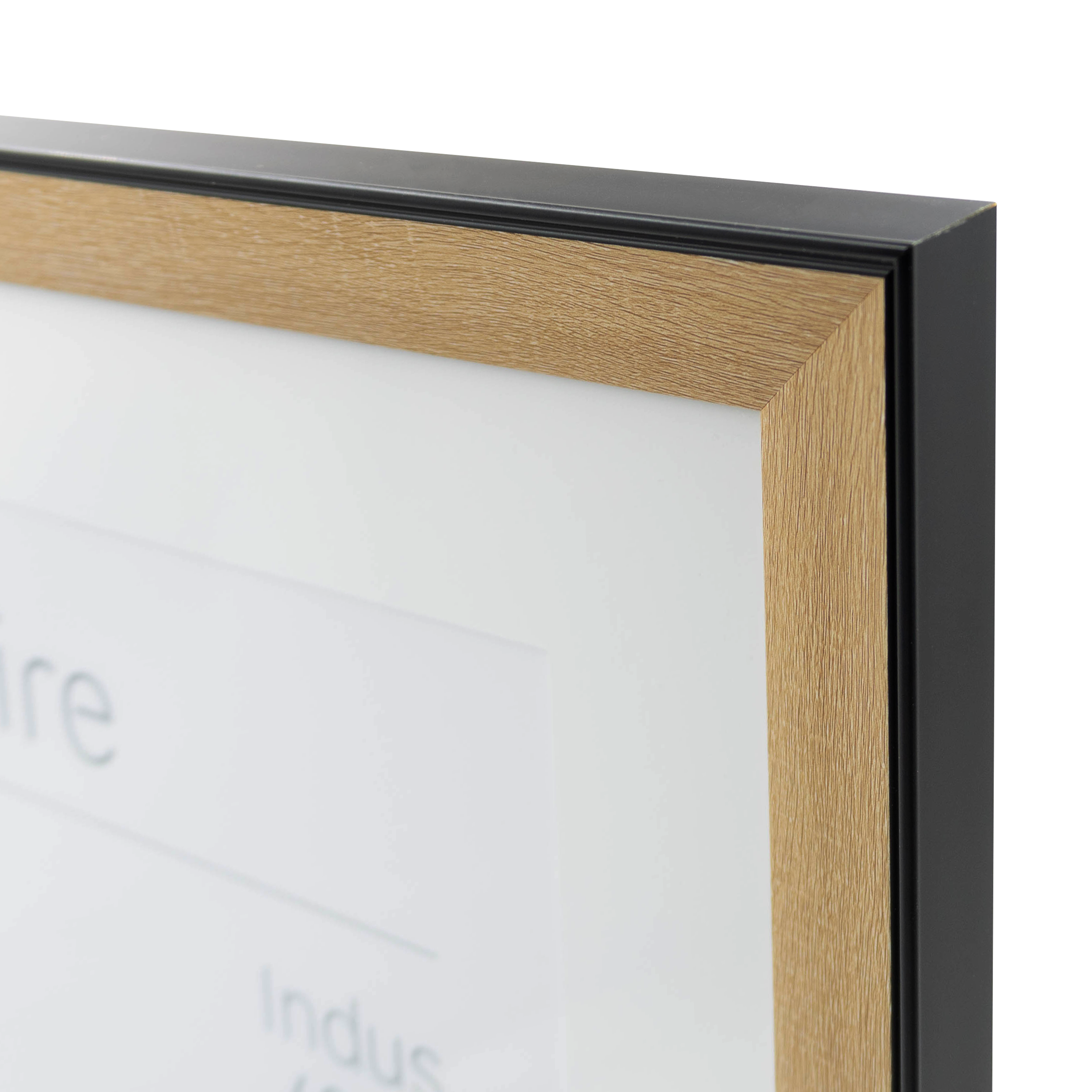 Cadre Indus, 40 x 50 cm naturel / noir, INSPIRE - 6