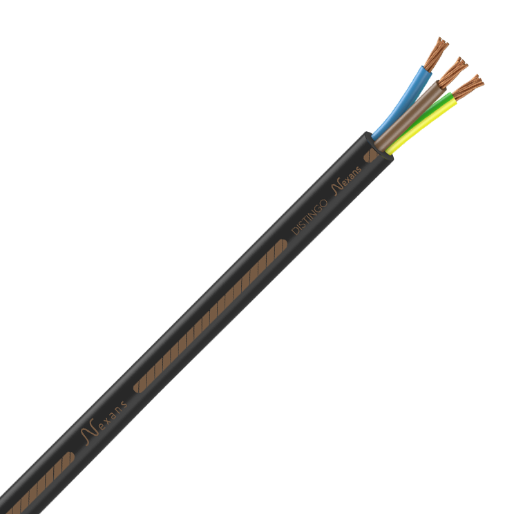 Câble rigide RO2V 4*10mm2 noir de CHAKIRA CABLE