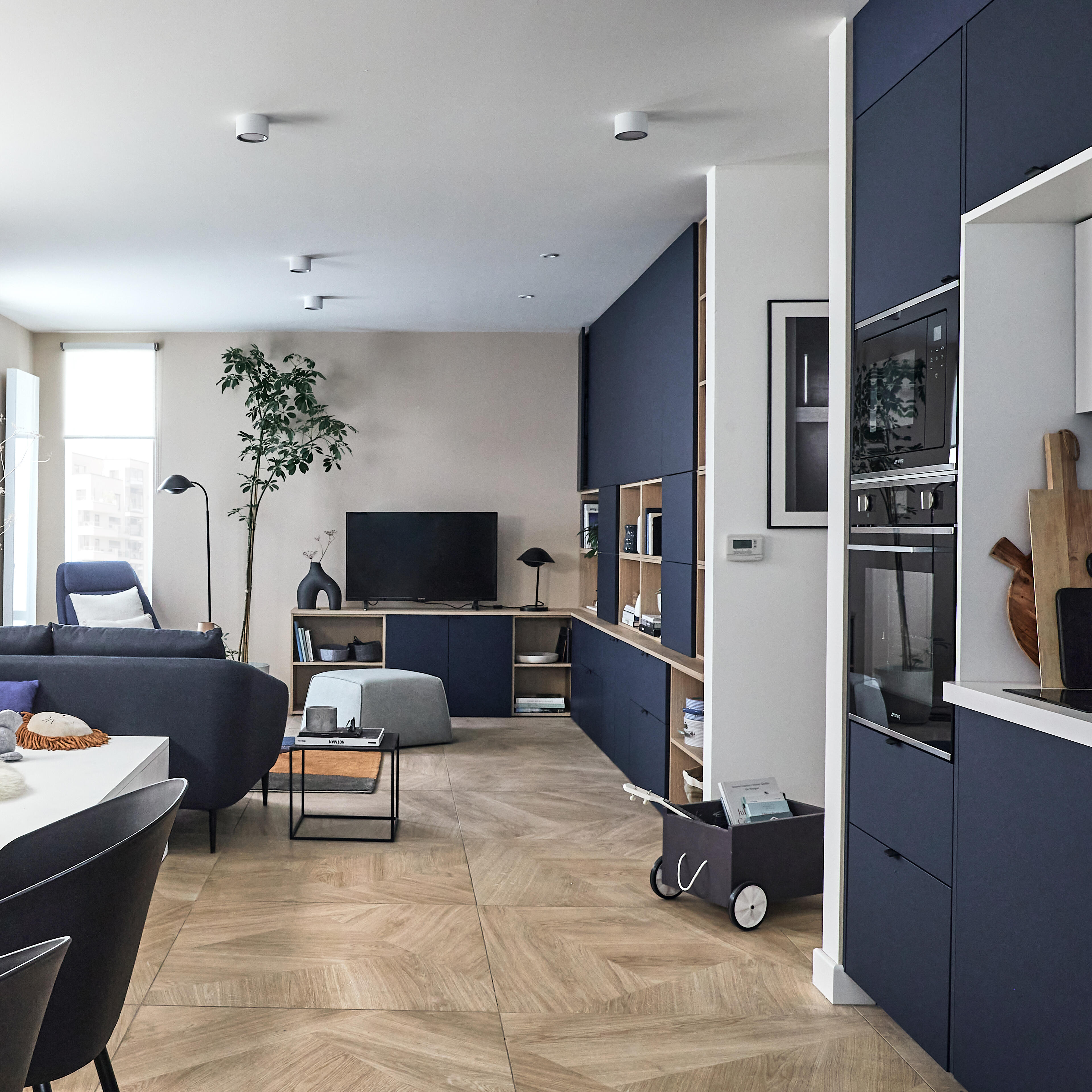 Kit 1 spot à fixer Led D.10 cm, blanc chaud, blanc INSPIRE Oberon - 5