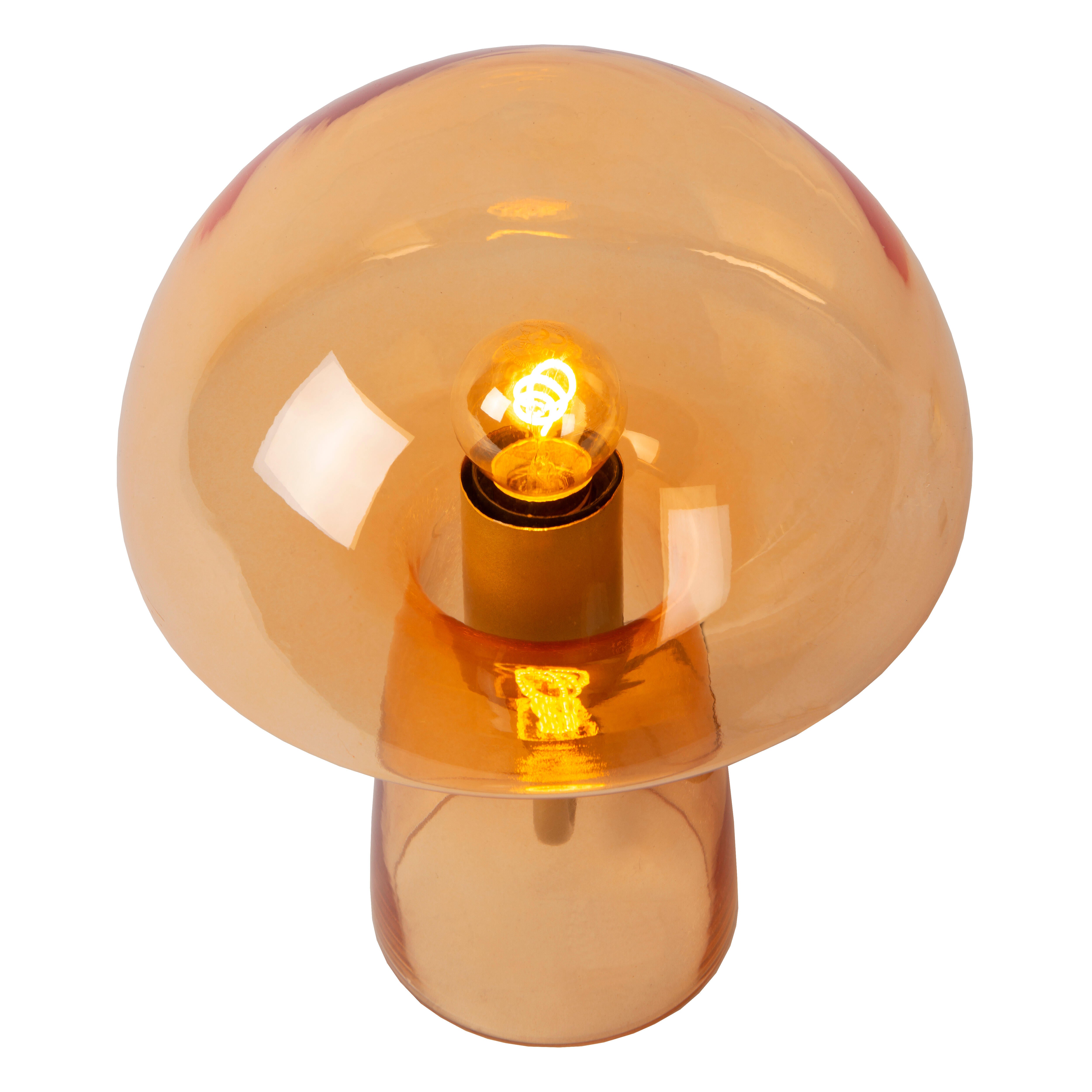 Lampe Fungo, verre, H.28 cm, E27 - 5