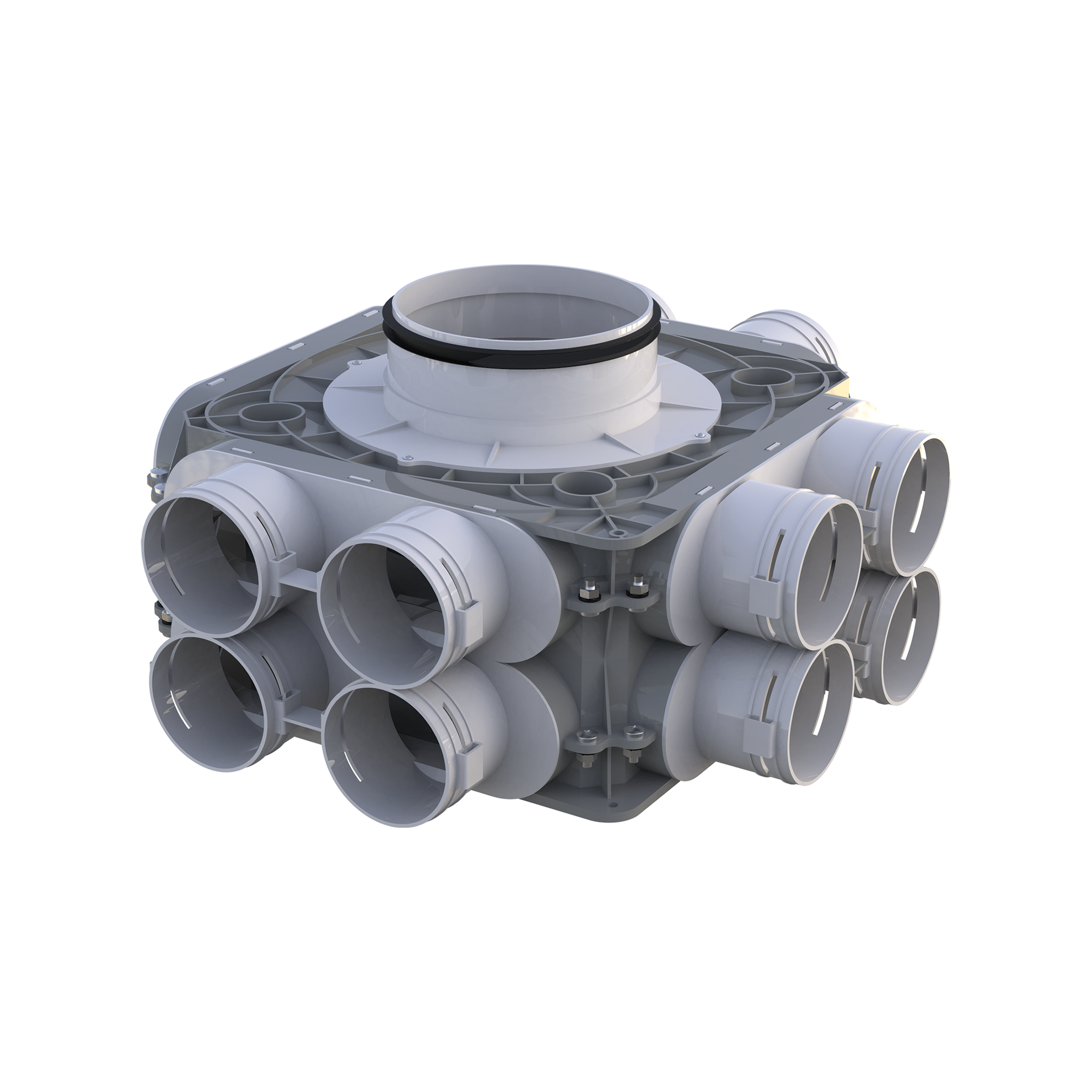 Skrzynka rozdzielcza do rekuperacji pionowy 12x75/160mm FlexiVent VENTS