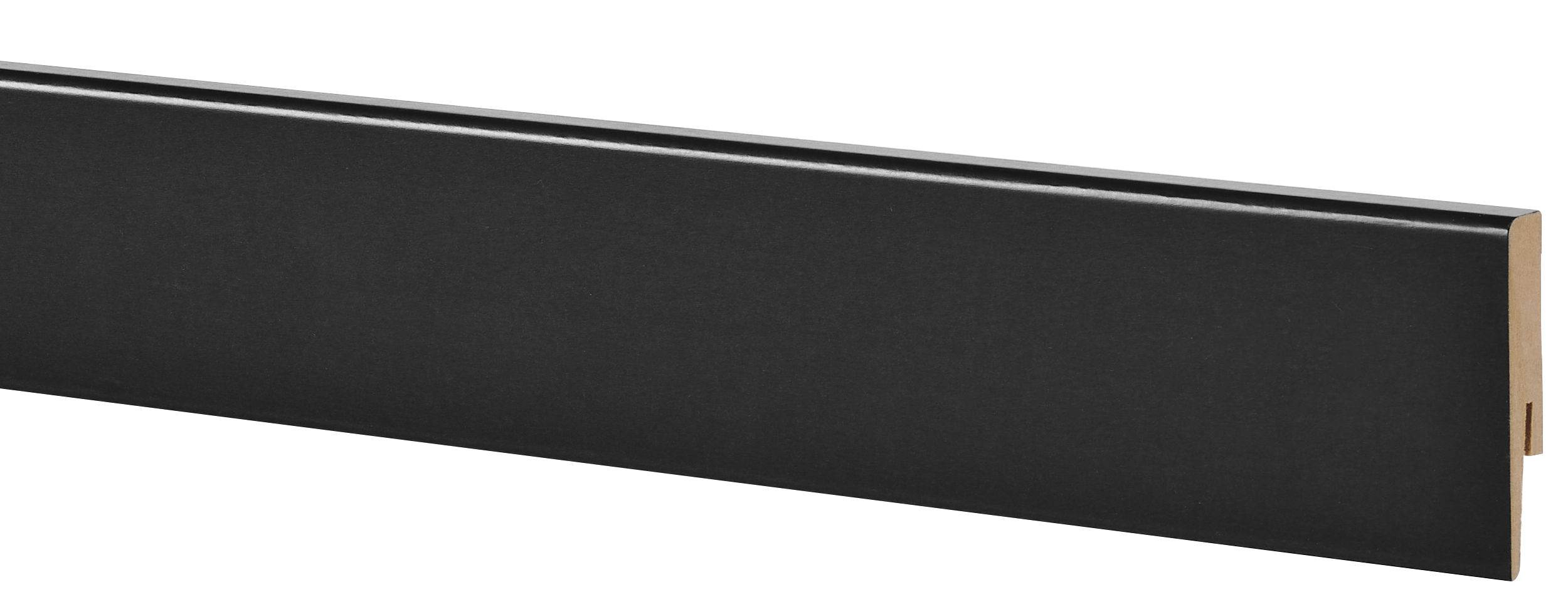 Listwa przypodłogowa MDF LO9 8 cm czarna Foge