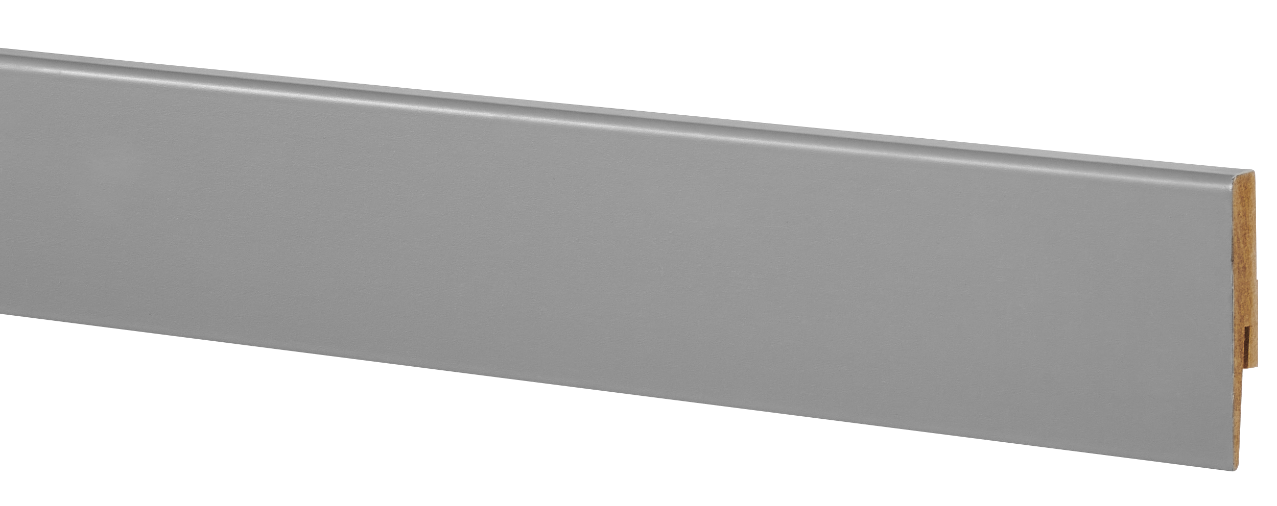 Listwa przypodłogowa MDF LO9 8 cm szara Foge