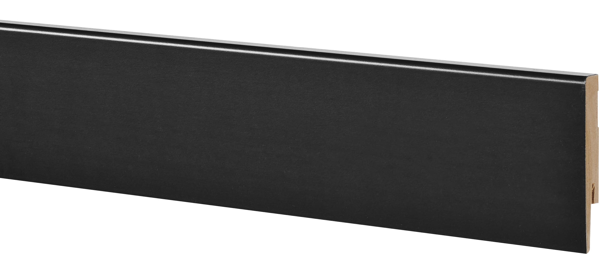 Listwa przypodłogowa MDF LO9 10 cm czarna Foge