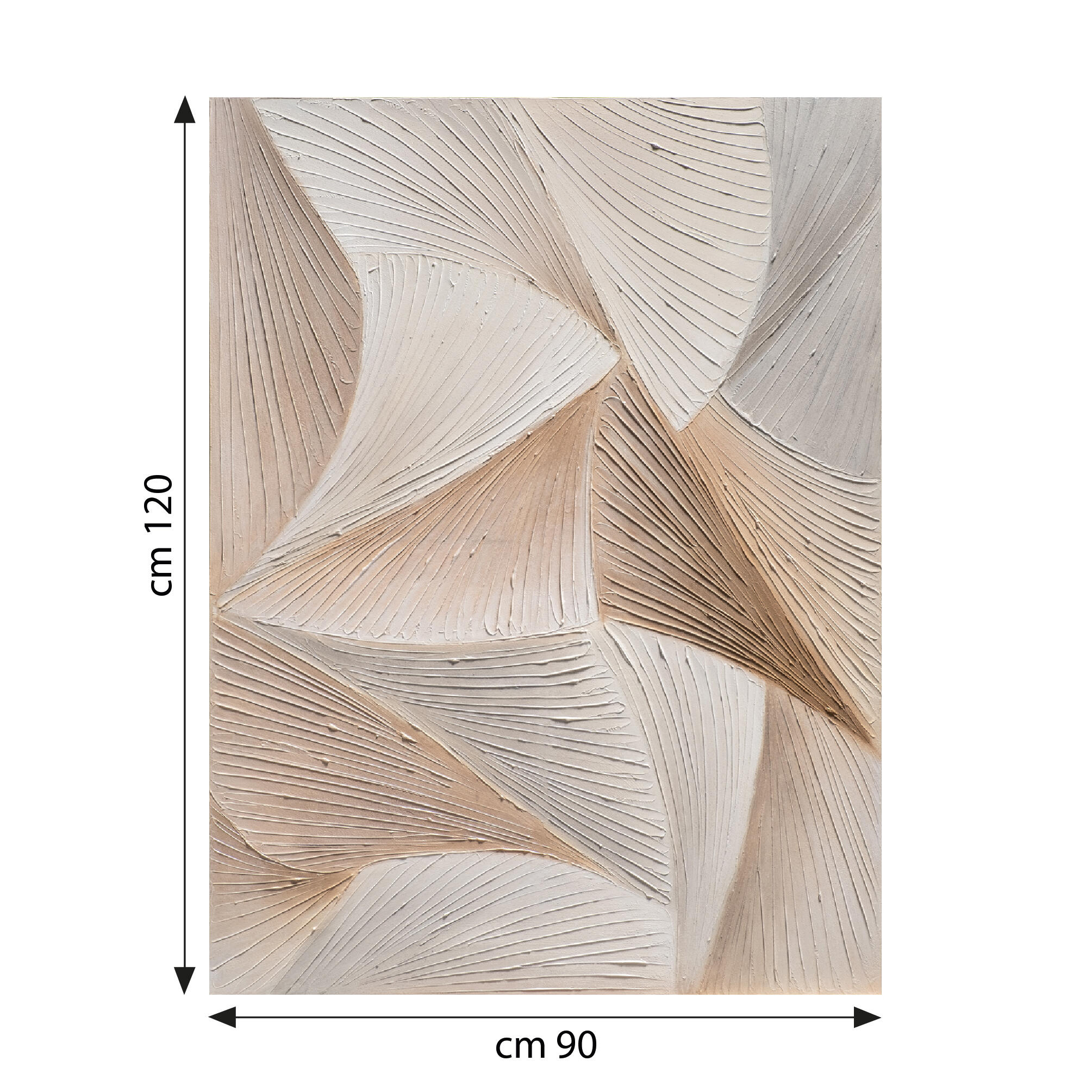 Tela pintada ABSTRATO 90 x 120 cm - 5