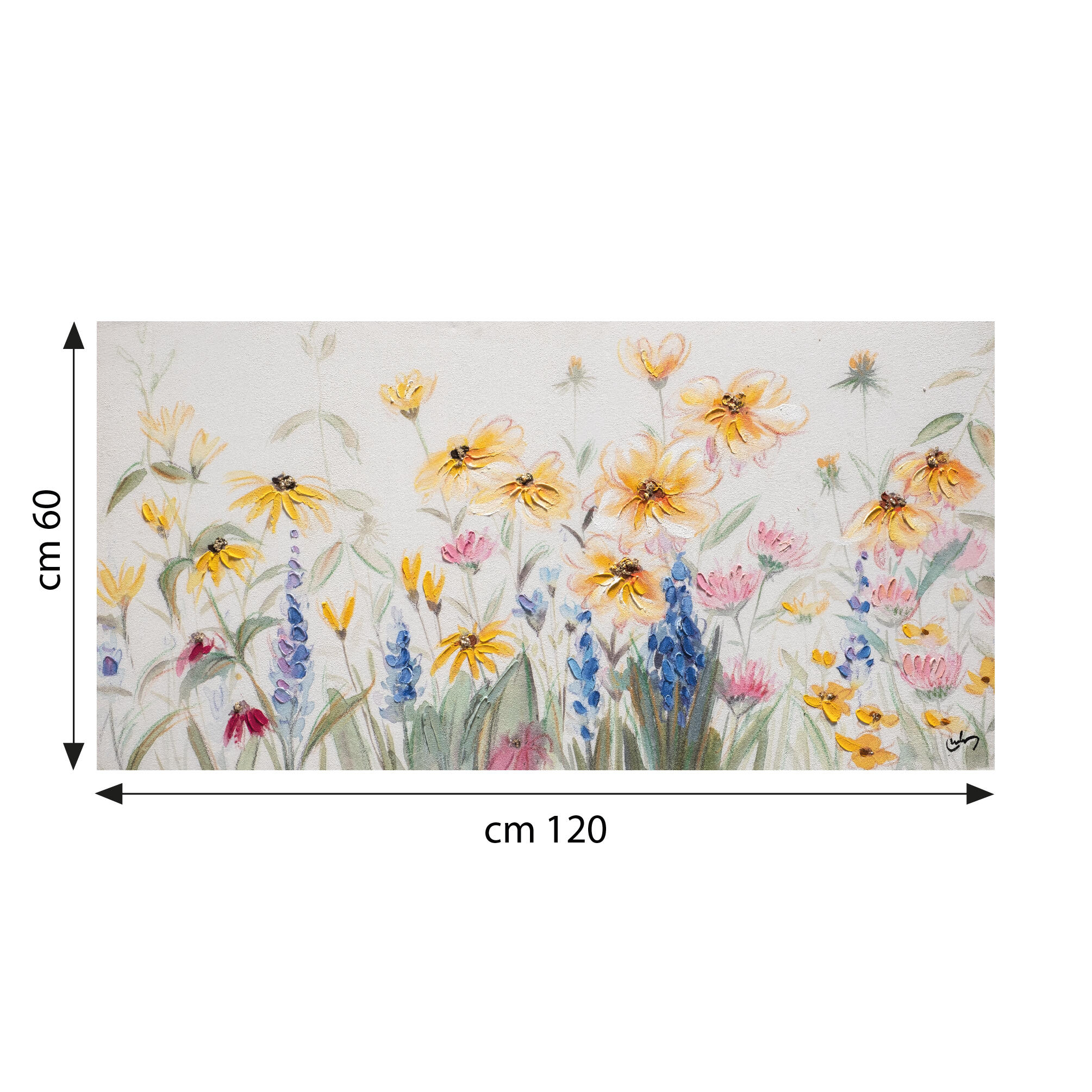 Tela pintada MALMEQUERES 60 x 120 cm - 5