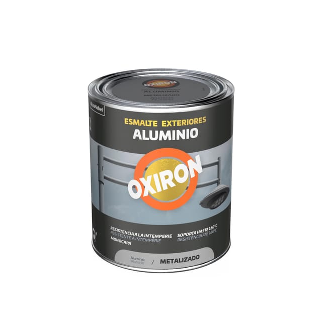 ESMALTE EFECTO METALIZADO 750ML ALUMINIO - 1