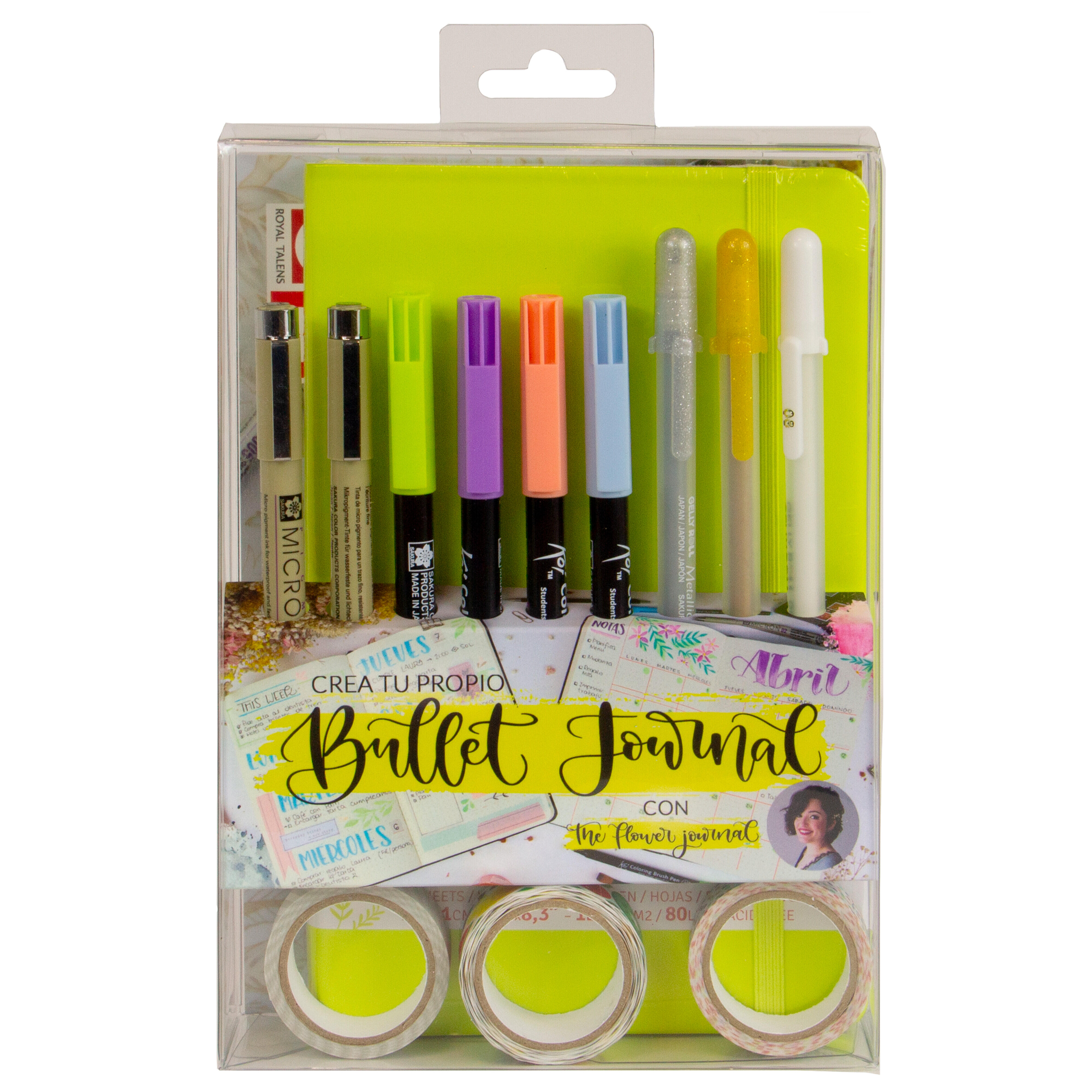 Set bullet journal libreta vd lima sakura talens