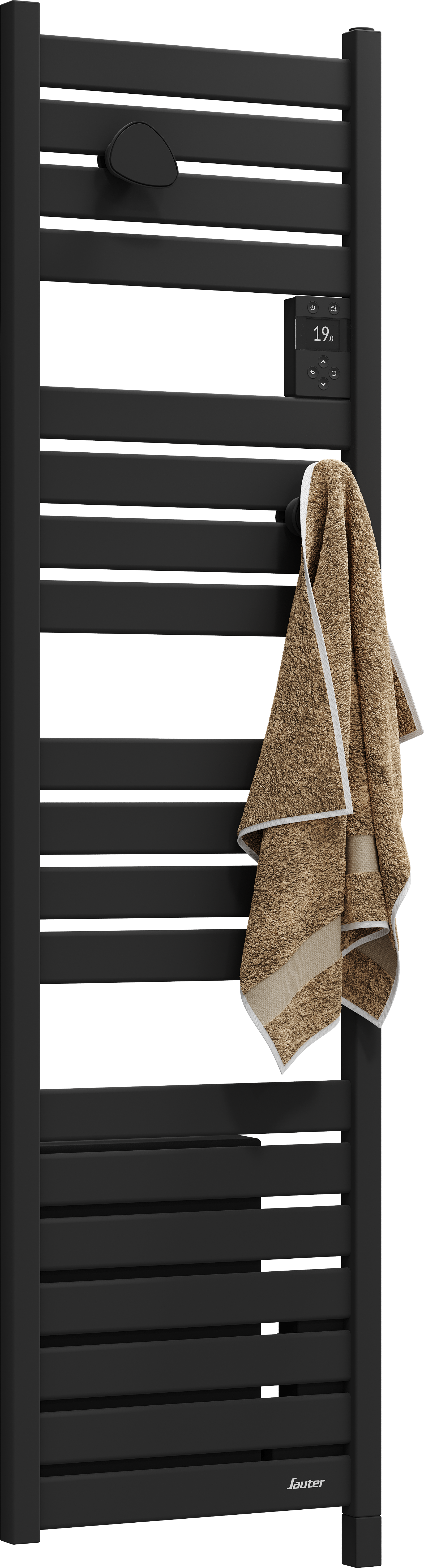 Sèche-serviettes électrique connecté Kelud Slim Ventilo SAUTER 1500W anthracite - 5