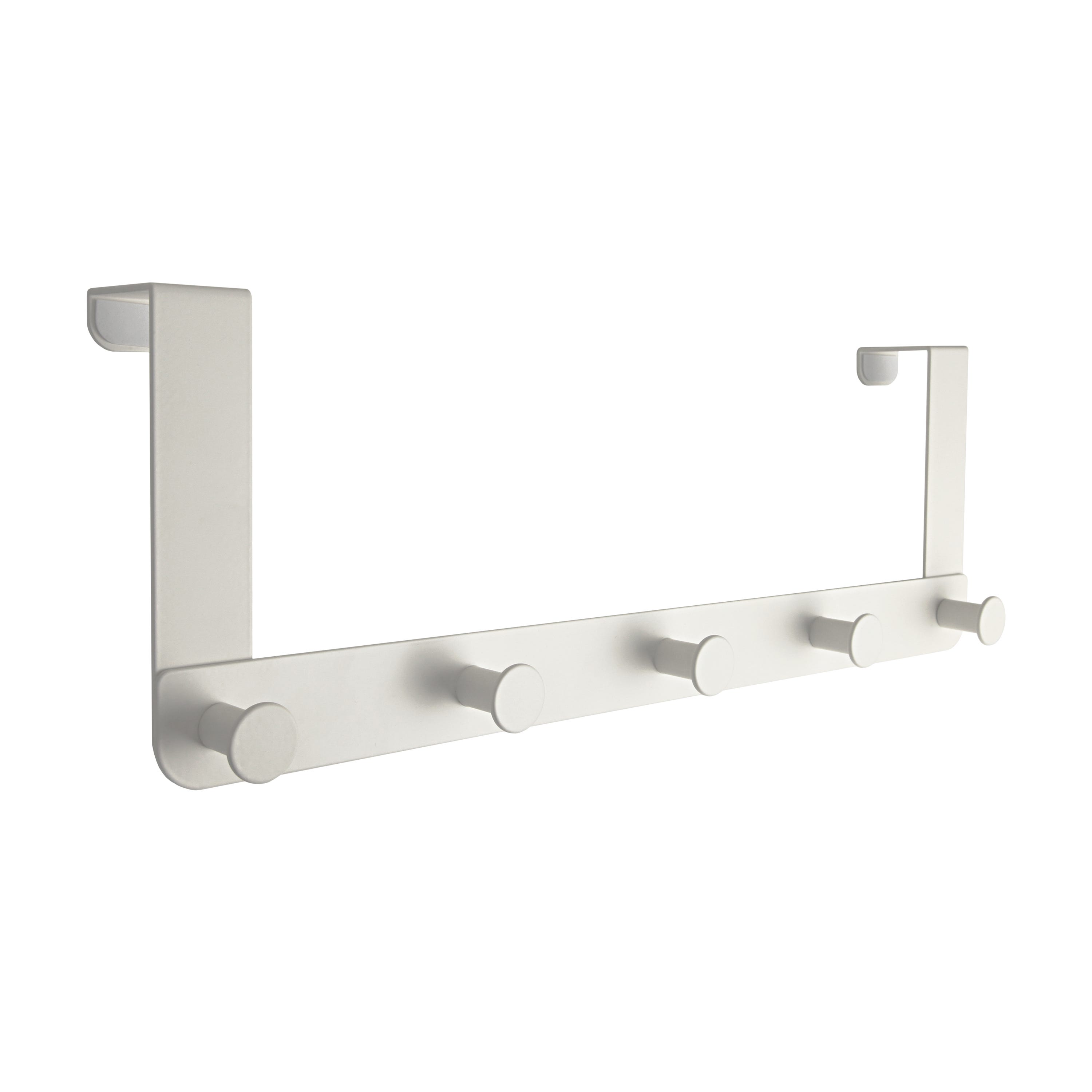 Perchero para puerta SPACEO Axel blanco con ganchos Leroy Merlin