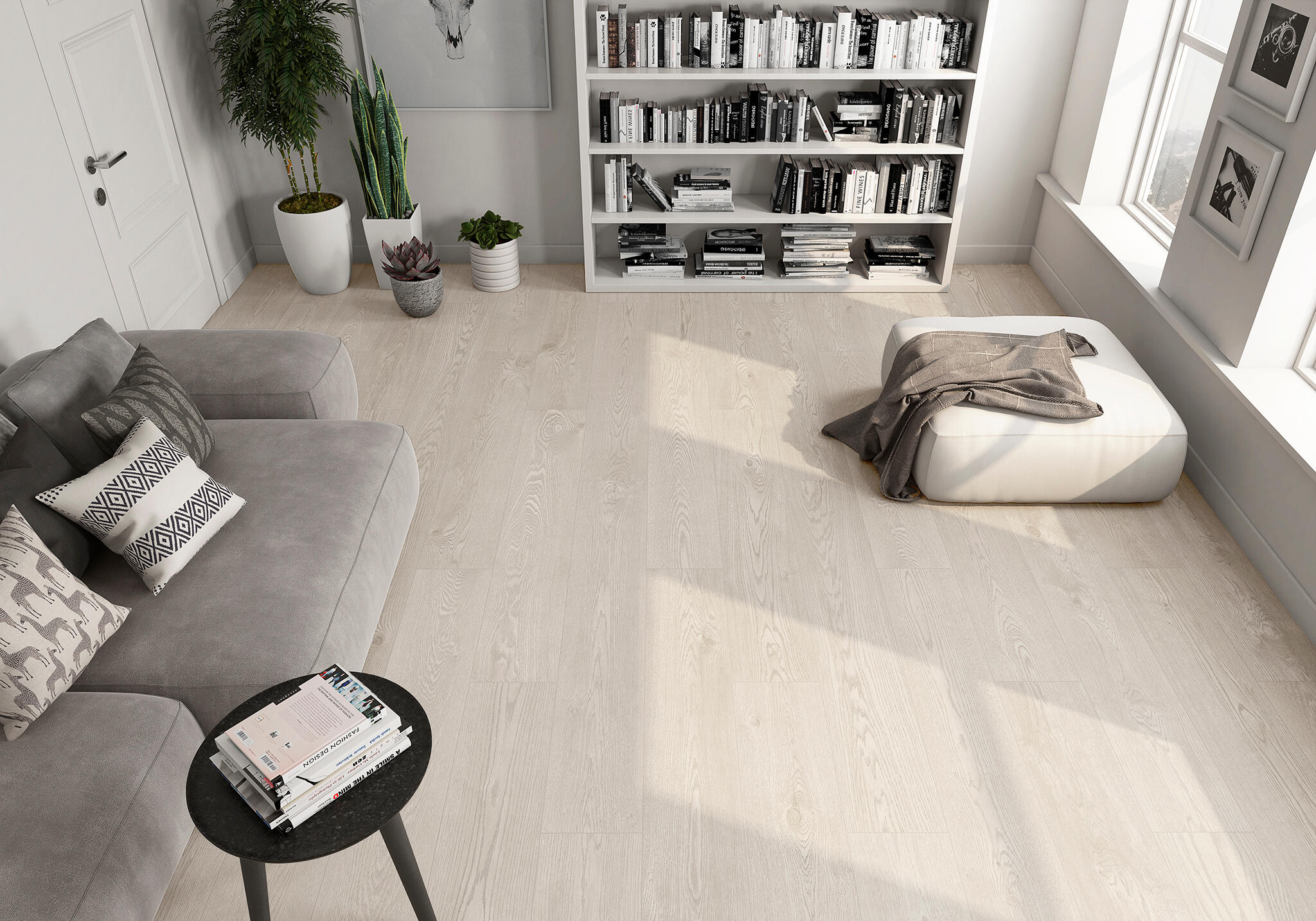 Suelo porcelánico robur efecto madera beige 24.8x150 cm c1 saloni