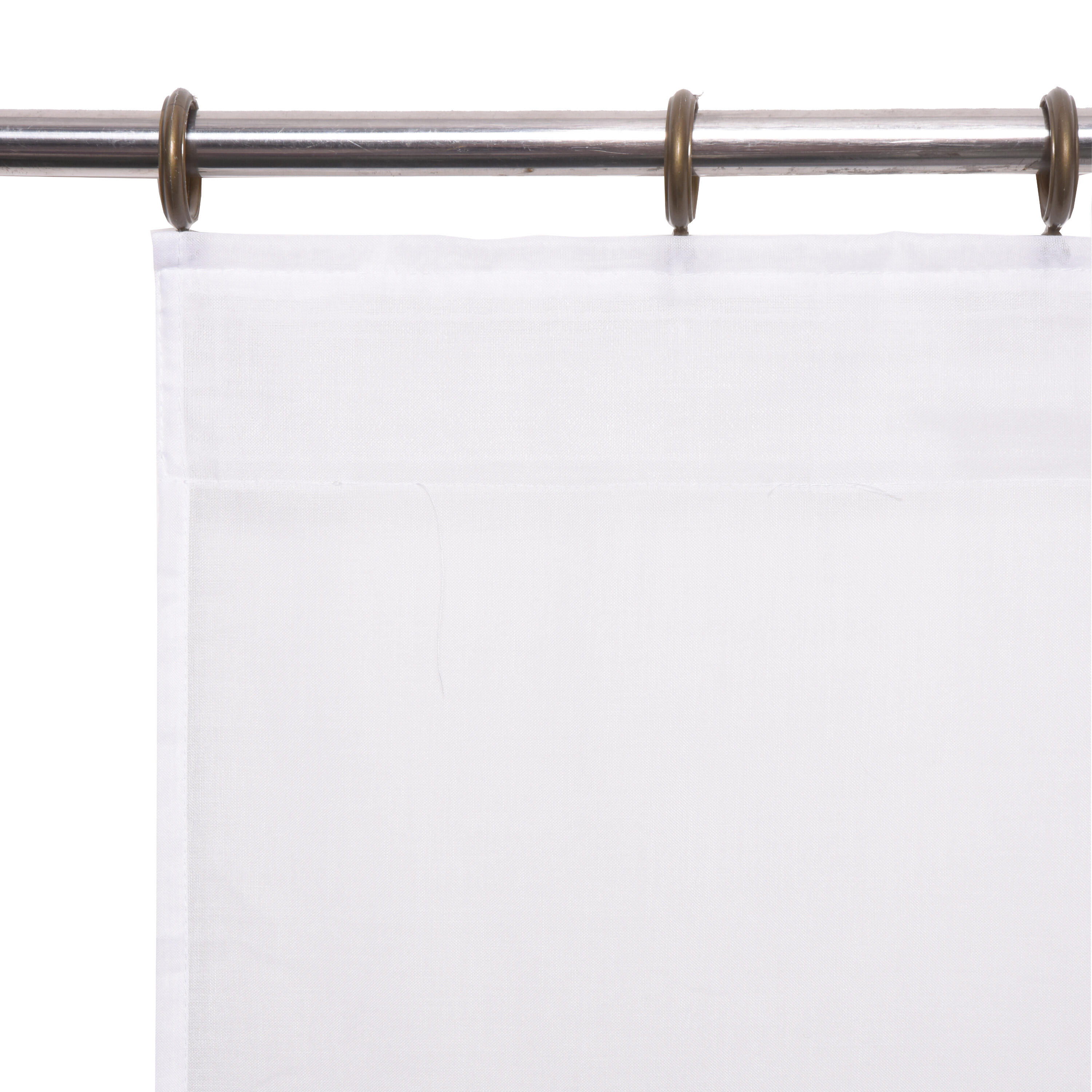 Cortinado fita e/ou presilha Deryl 200x280cm branco Inspire - 10