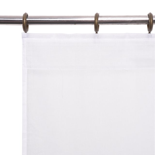 Cortinado fita e/ou presilha Deryl 300x280cm branco Inspire