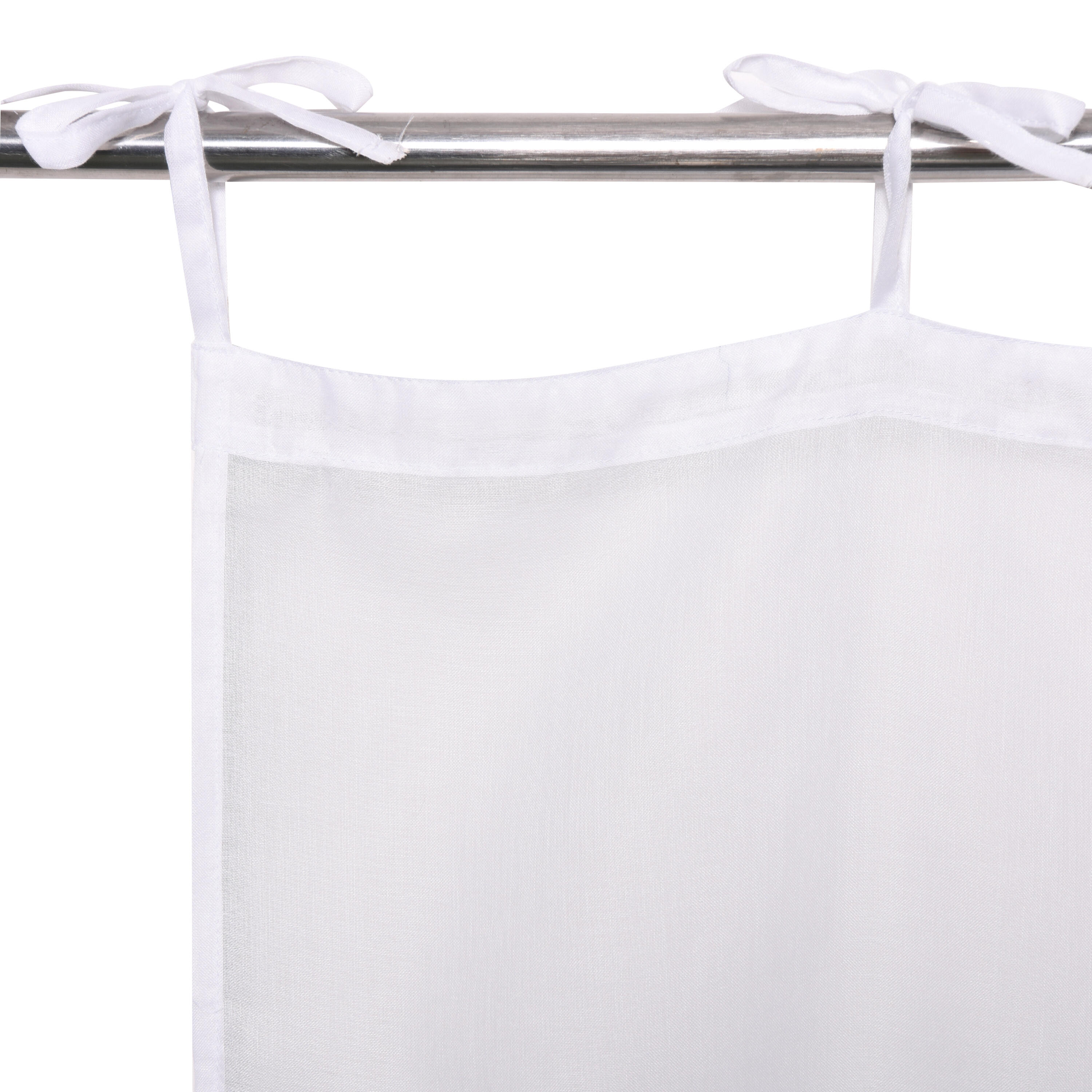 Inspire Tenda filtrante Deryl bianco lacci 140x280 cm