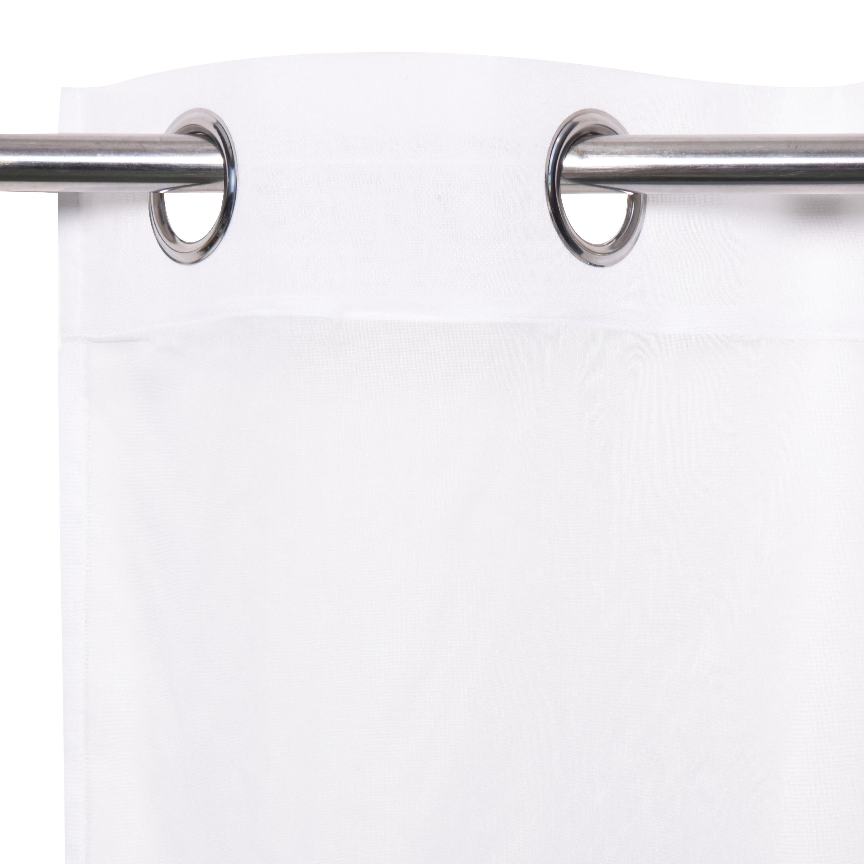 Cortinado ilhós Deryl 140x280cm branco Inspire - 4