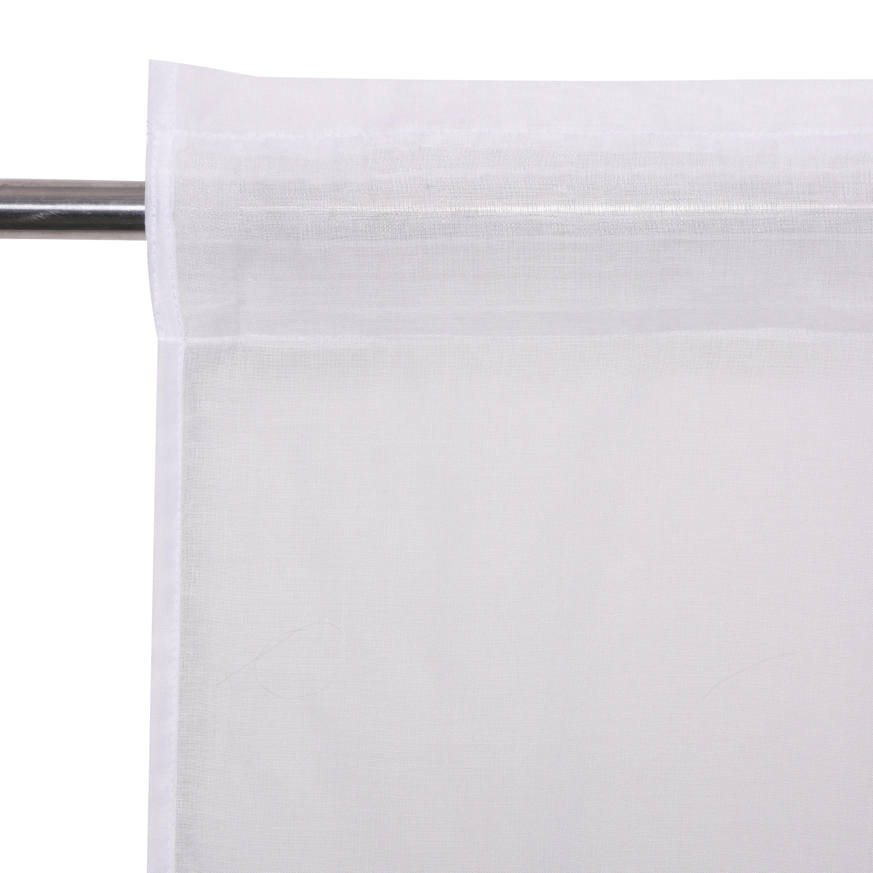 Cortinado fita e/ou presilha Deryl 200x280cm branco Inspire - 5