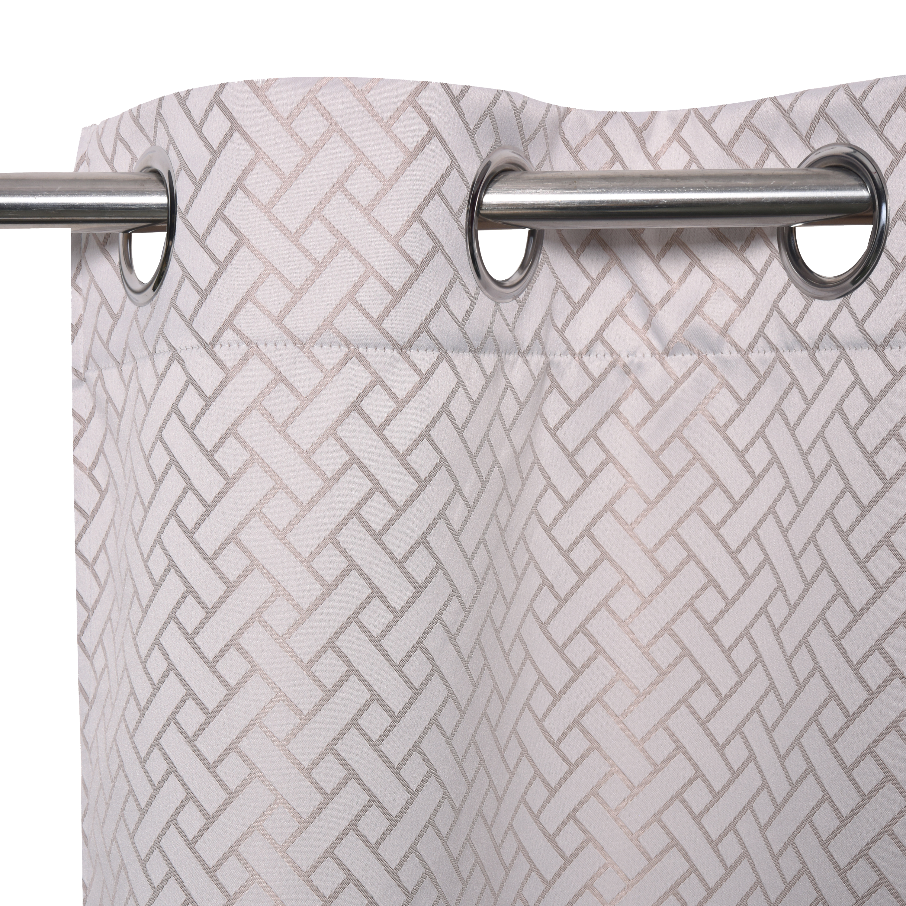 Cortina ollaos nora inspire espigas beige terra de 140x280cm