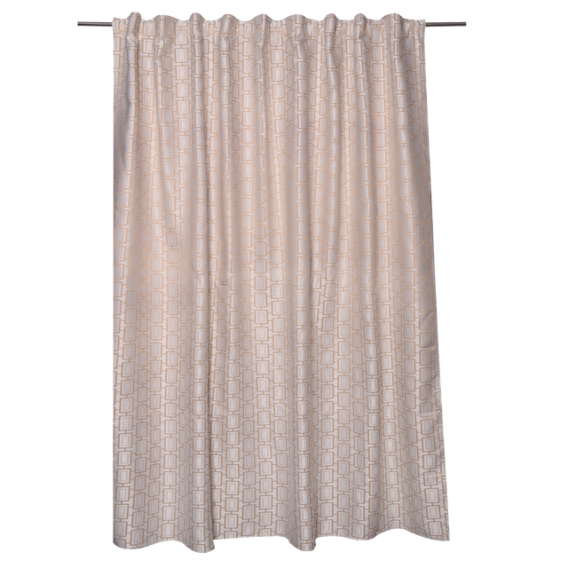 Zasłona Zelda Pecan beżowa 200 x 280 cm na tasmie Inspire