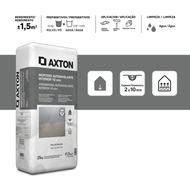 Auto-nivelante AXTON  para interior