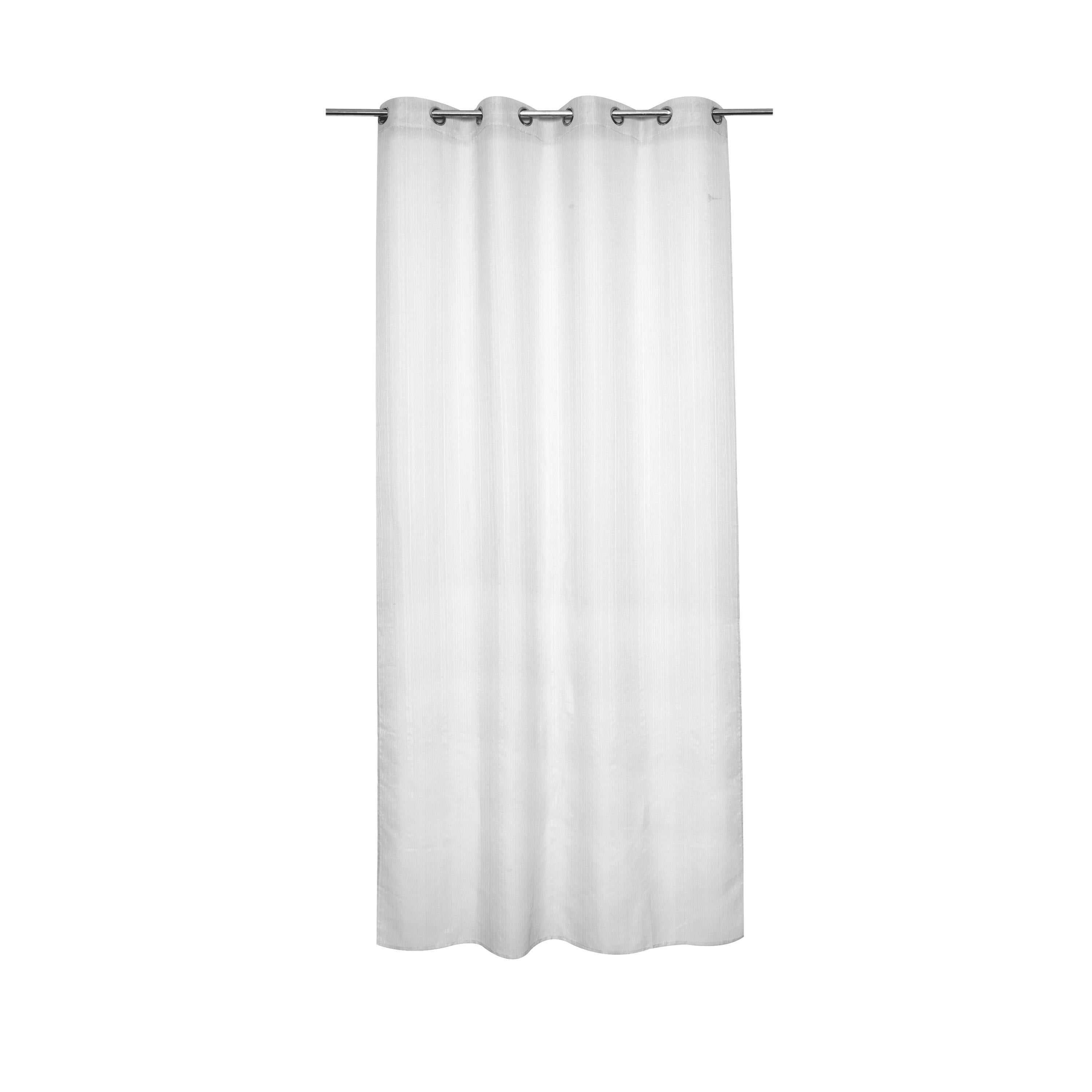 Tenda INSPIRE Tonia bianco, occhiello 140x280 cm - 5