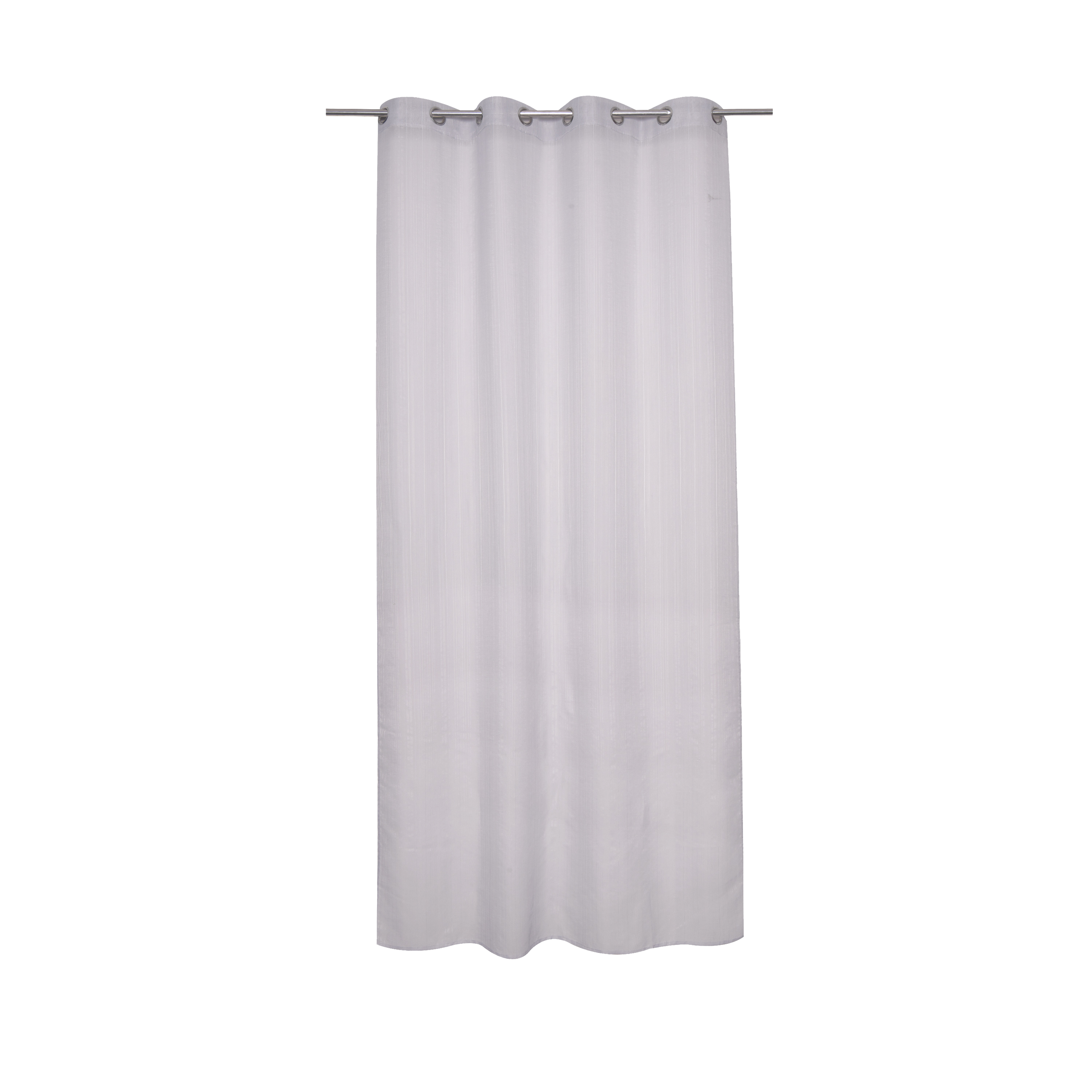 Tenda INSPIRE Tonia granit 5 grigio, occhiello 140x280 cm - 5