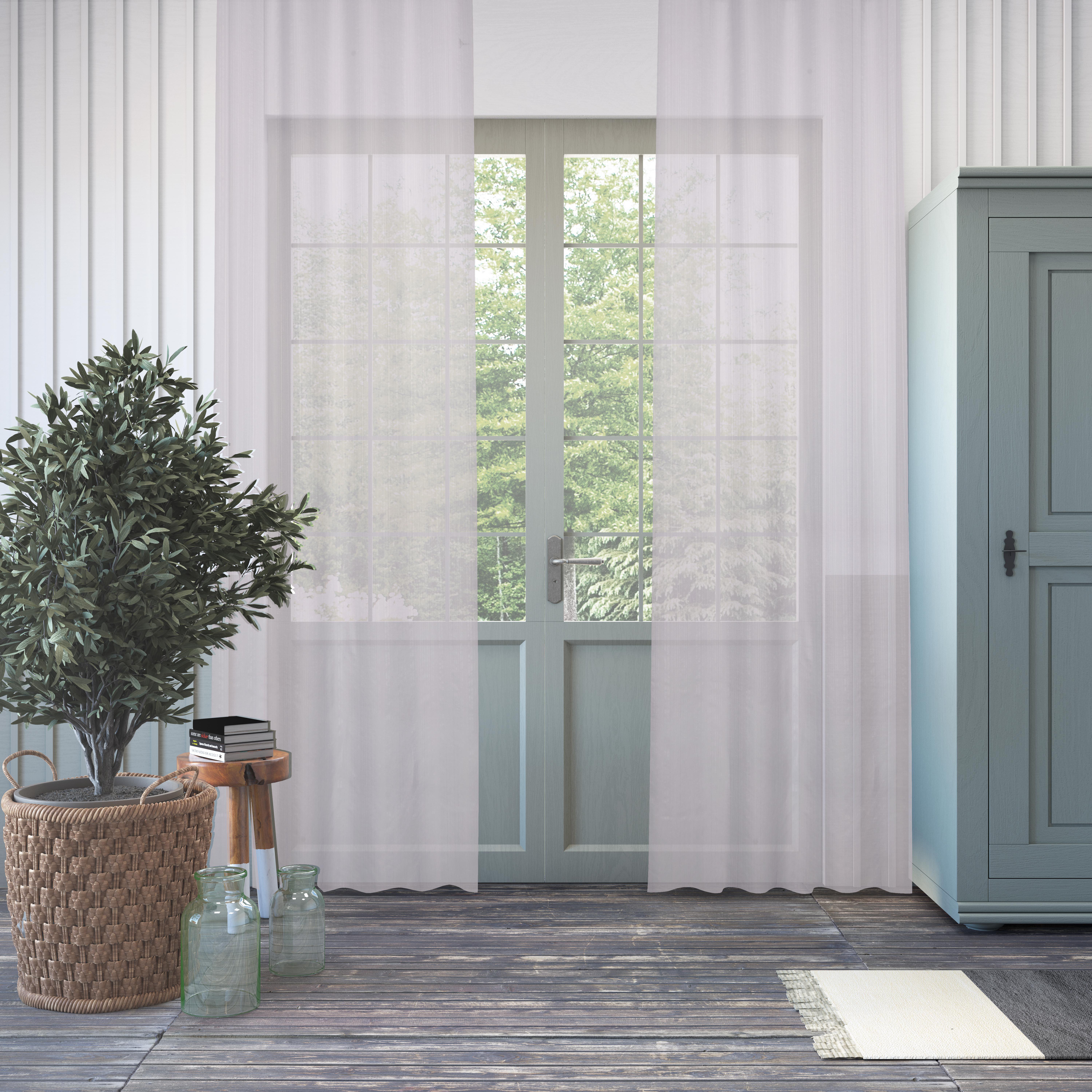 Tenda INSPIRE Tonia granit 5 grigio, occhiello 140x280 cm - 4