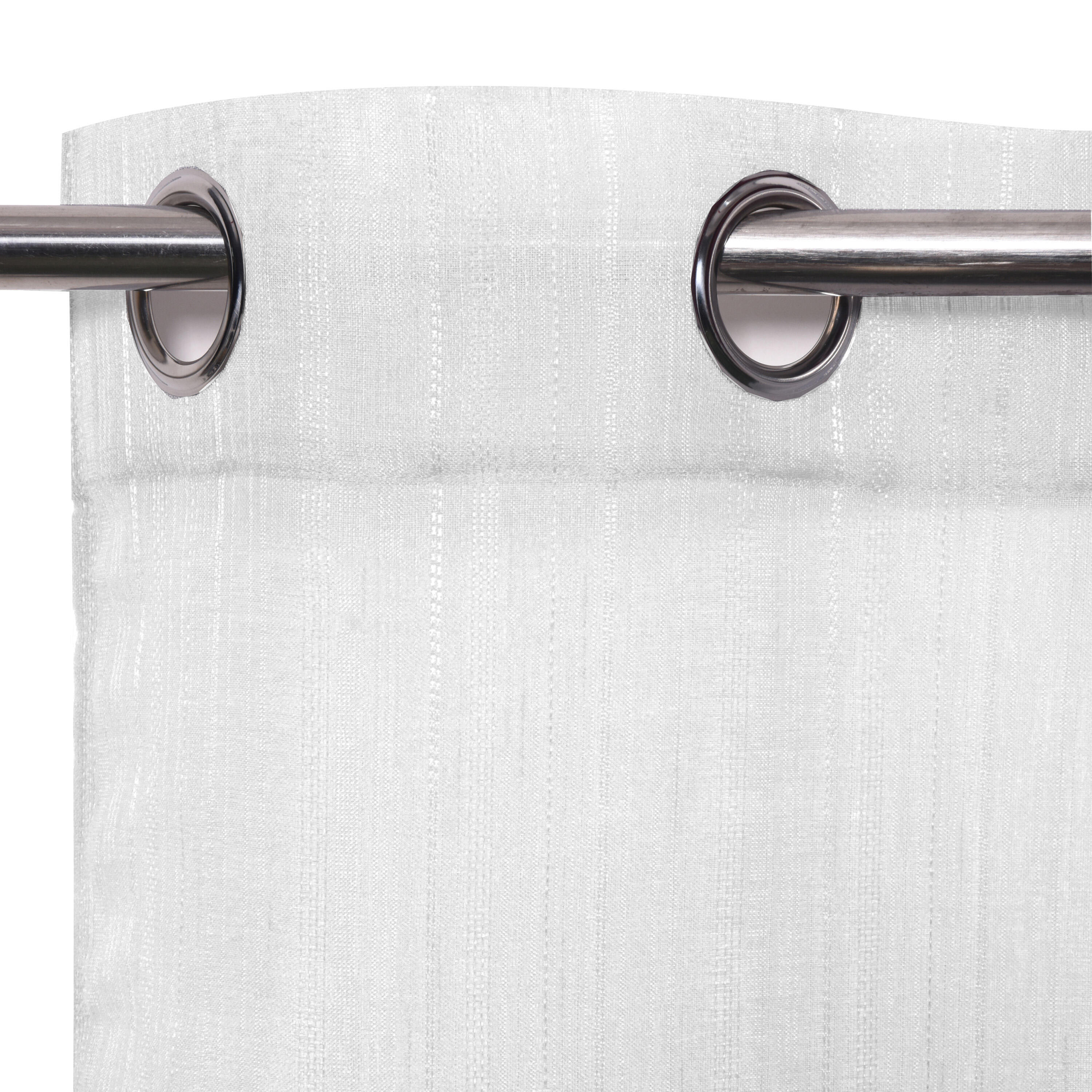 Cortinado ilhós Tonia 140x280cm branco Inspire - 4
