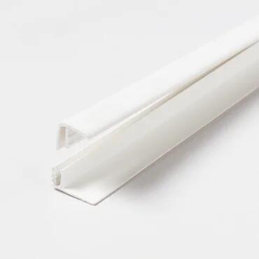 Perfil PVC click branco 260x1,2cm - 2